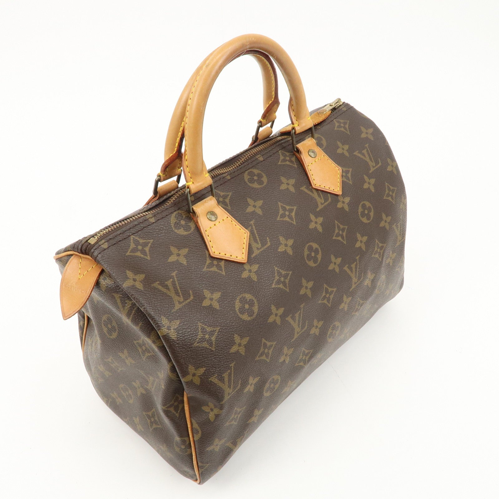 Louis Vuitton Monogram Speedy 30 Hand Bag Boston Bag M41526 Used