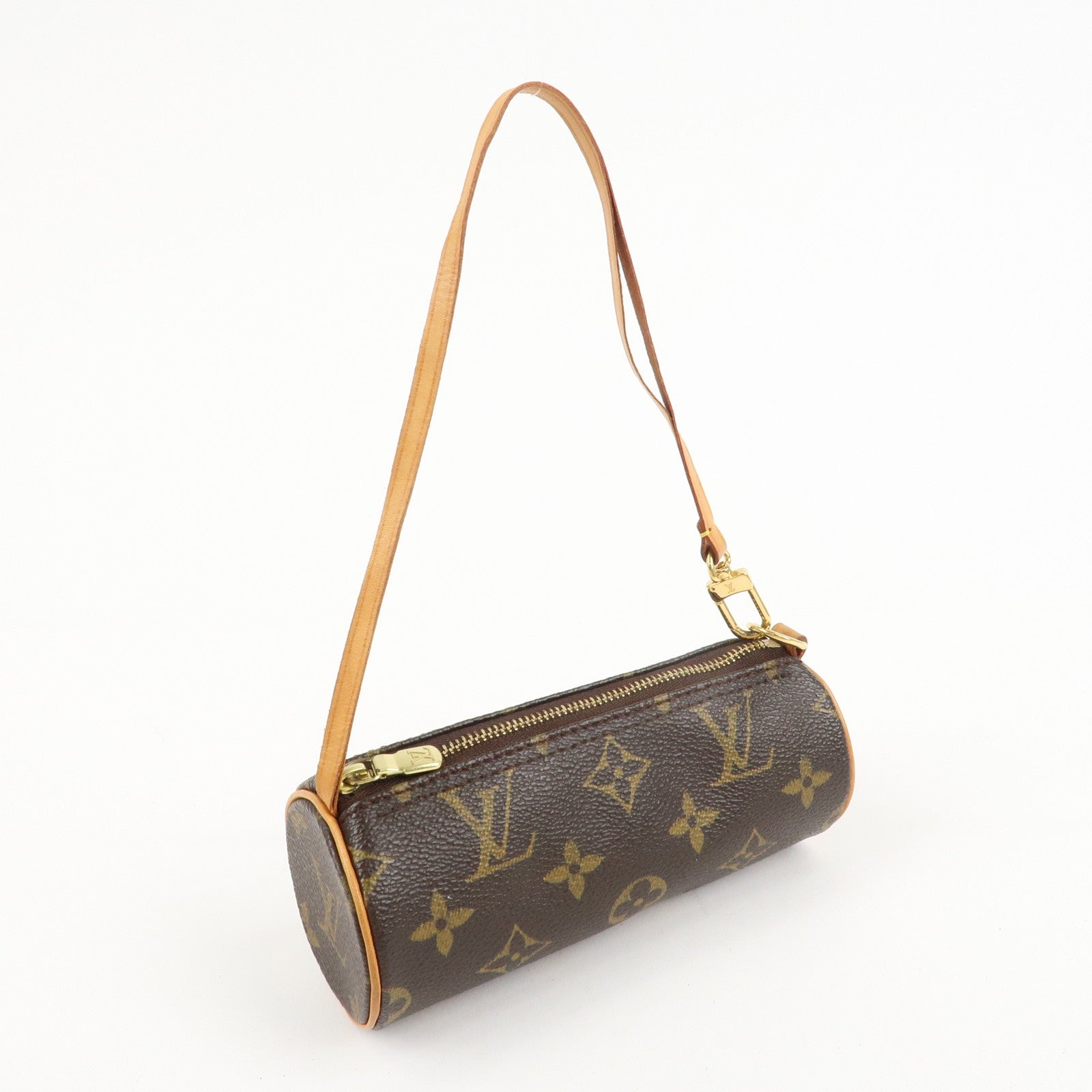 Louis Vuitton Monogram Papillon Pouch For Papillon Bag Brown Used