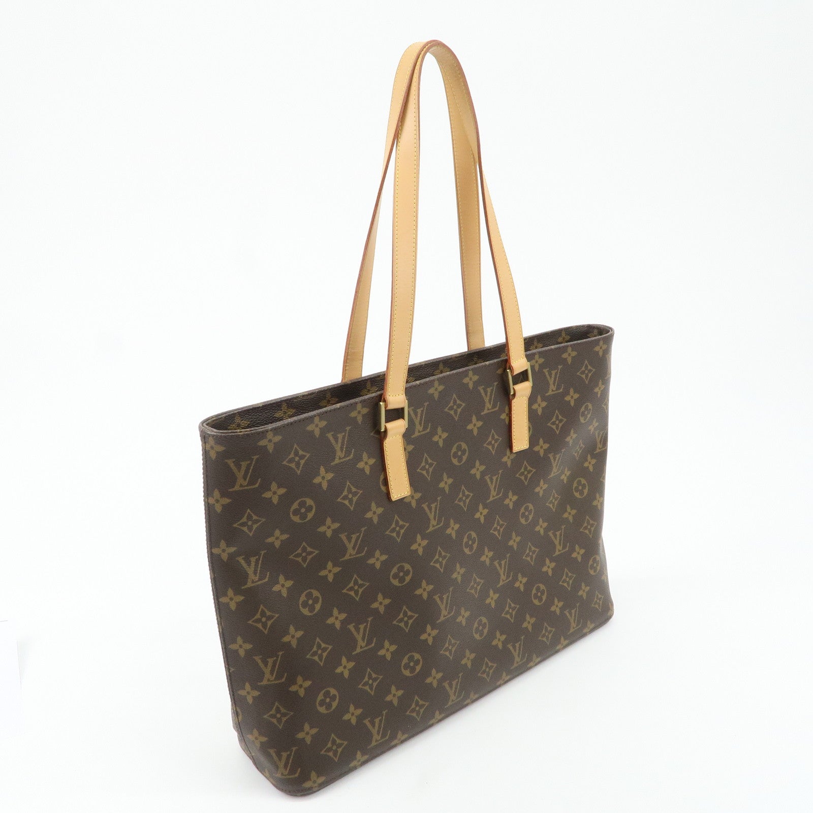 Louis Vuitton Monogram Luco Tote Bag Hand Bag Brown M51155