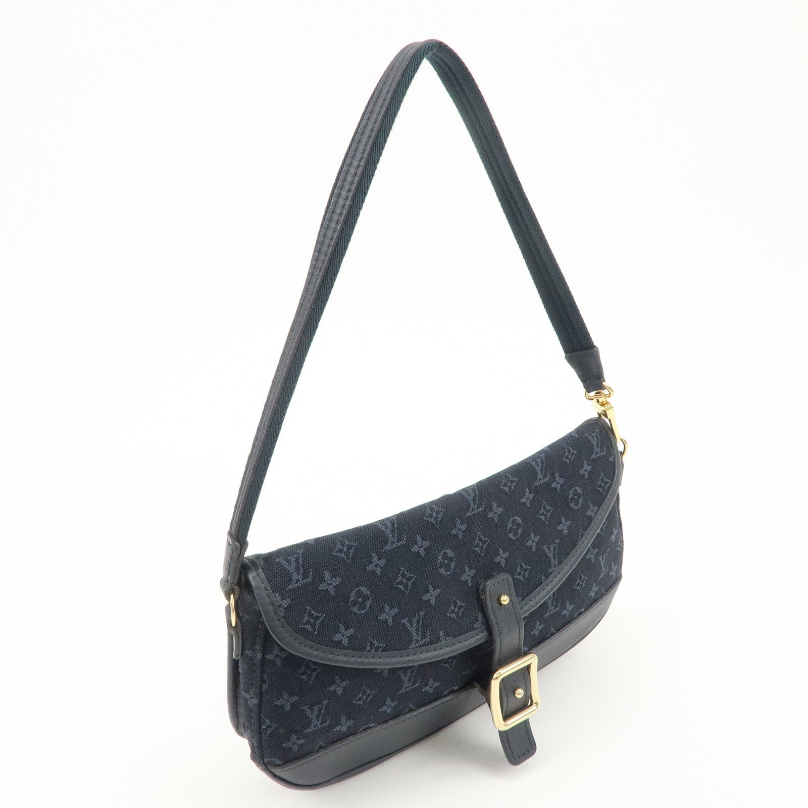 Louis Vuitton Monogram Mini Marjorie Shoulder Bag Blue M92692 Used