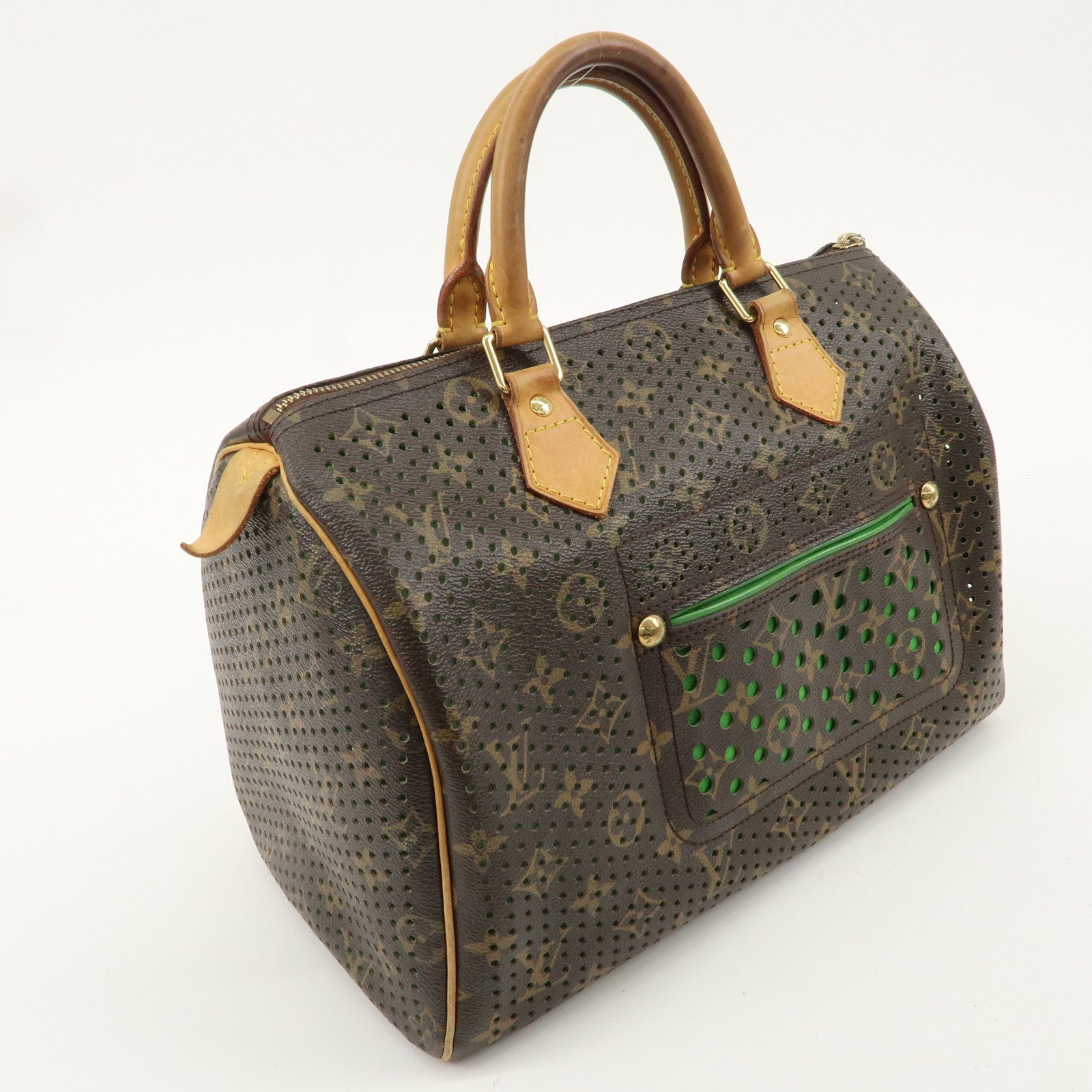 Louis Vuitton Monogram Perfo Speedy 30 Boston Bag M95181