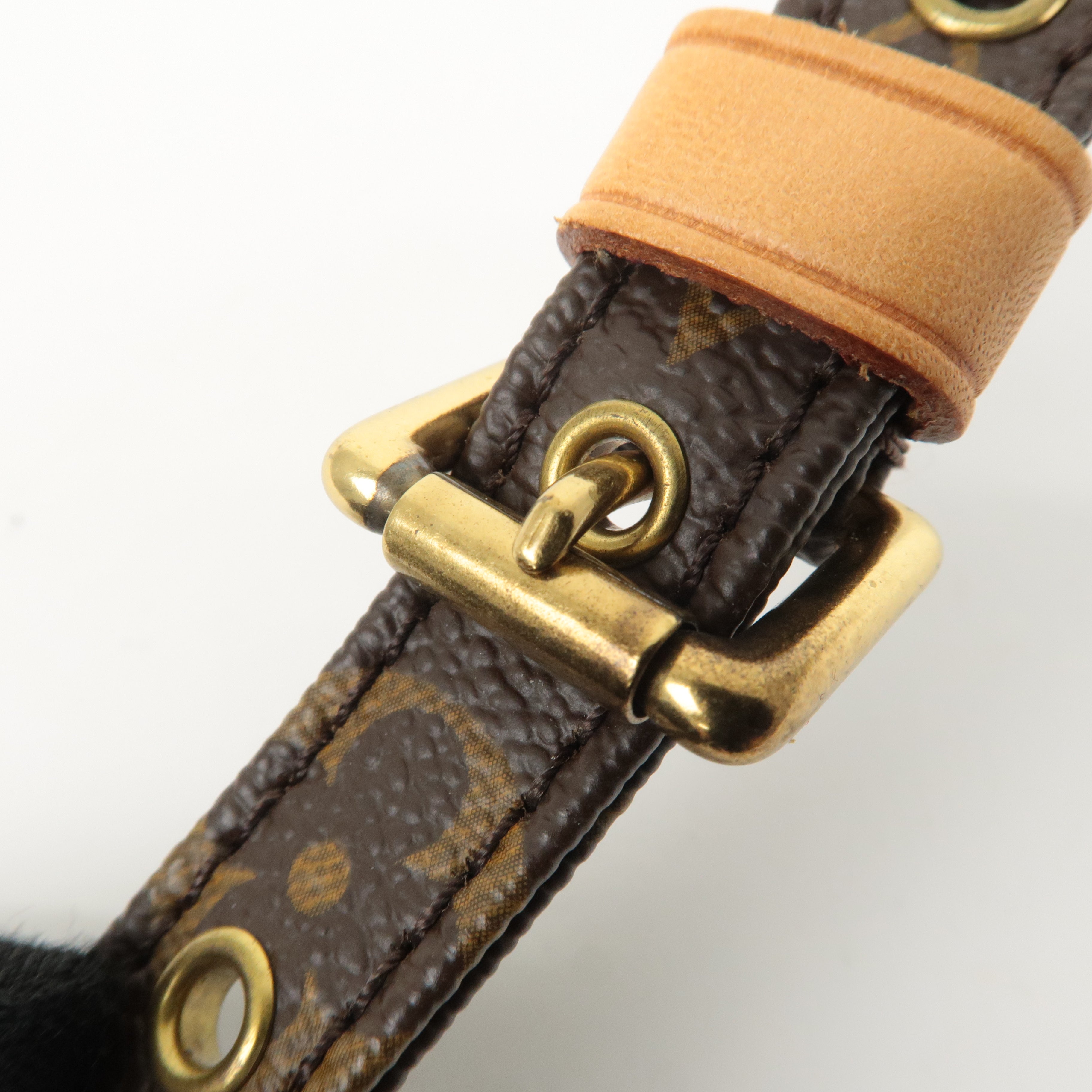 Louis Vuitton Monogram Adjustable Shoulder Strap Brown J52315