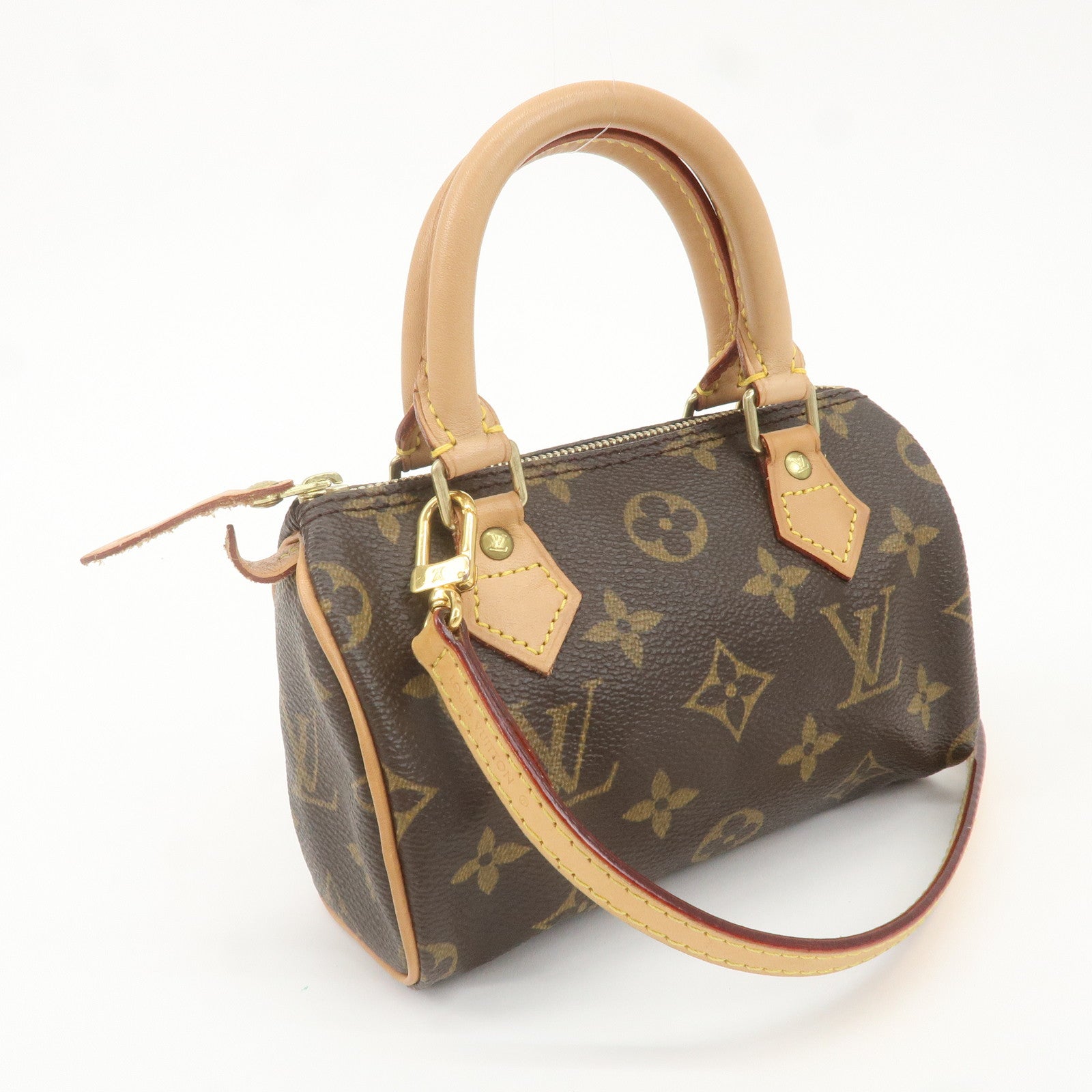 Louis Vuitton Monogram Mini Speedy 
Strap M41534 J00145