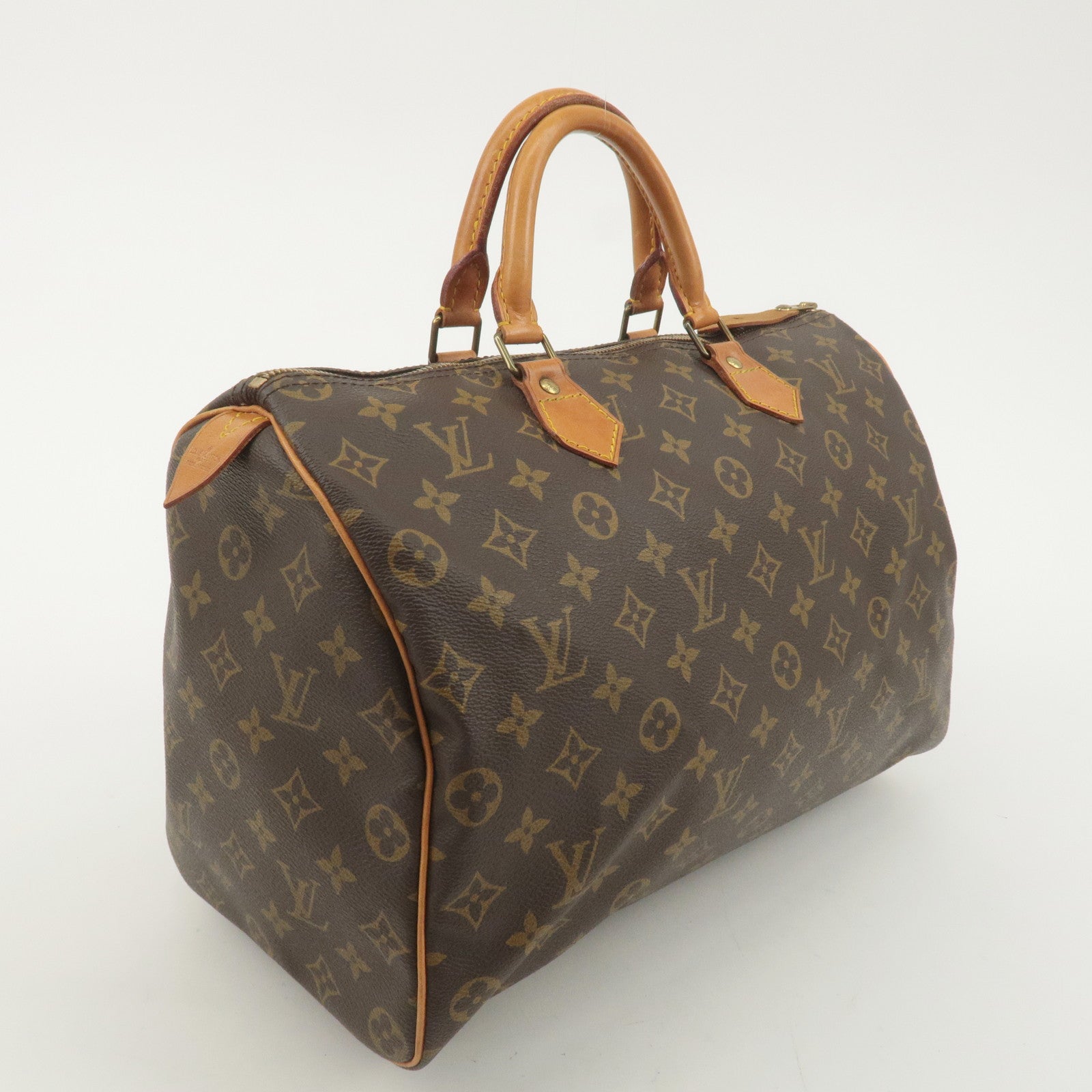 Louis Vuitton Monogram Speedy 35 Hand Bag Boston Bag M41524