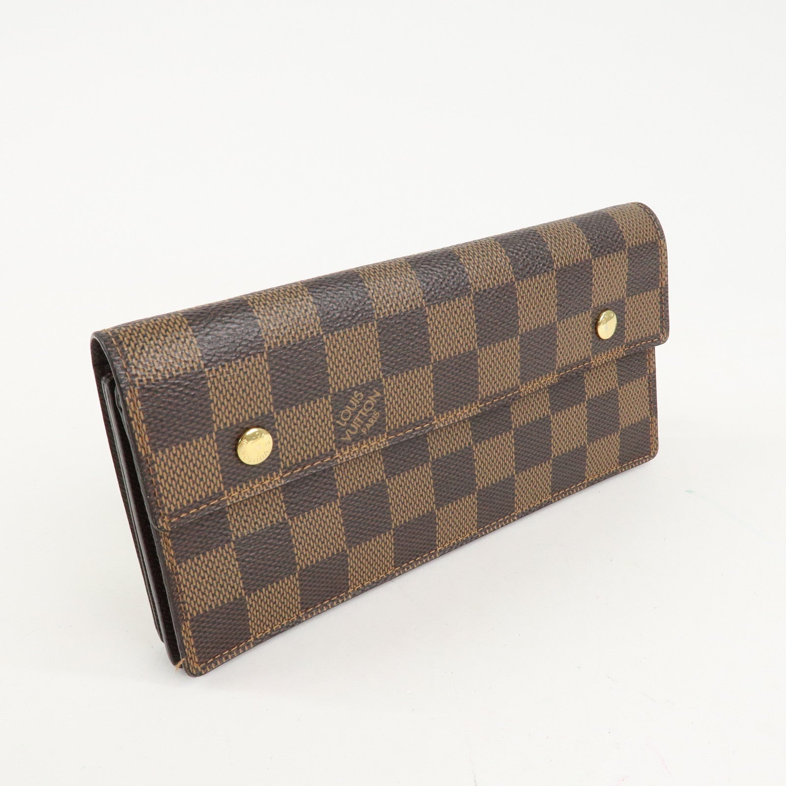 Louis Vuitton Damier Portefeuille Accordeon Wallet N60002 Used