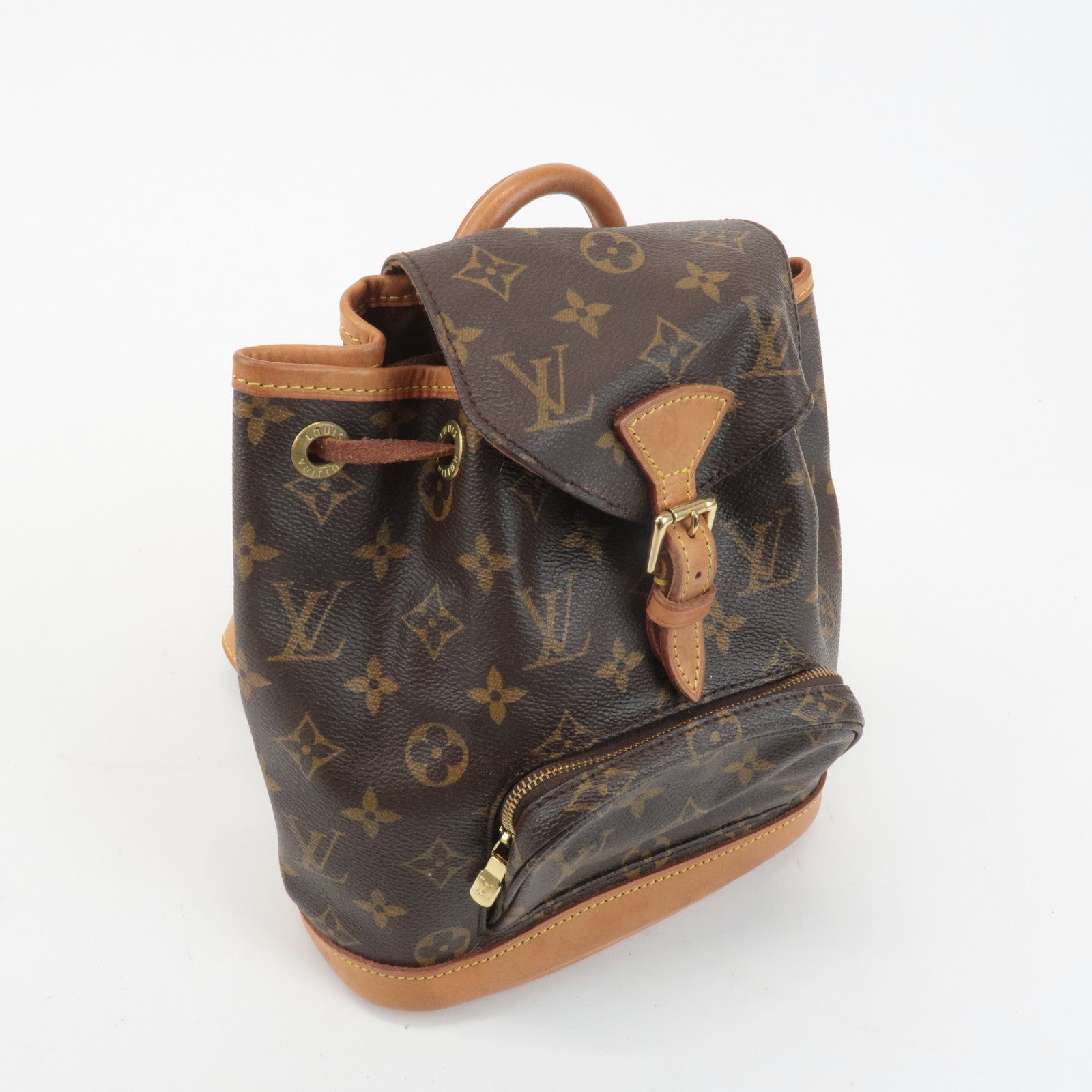 Louis Vuitton Monogram Mini Montsouris Back Pack Brown M51137 Used