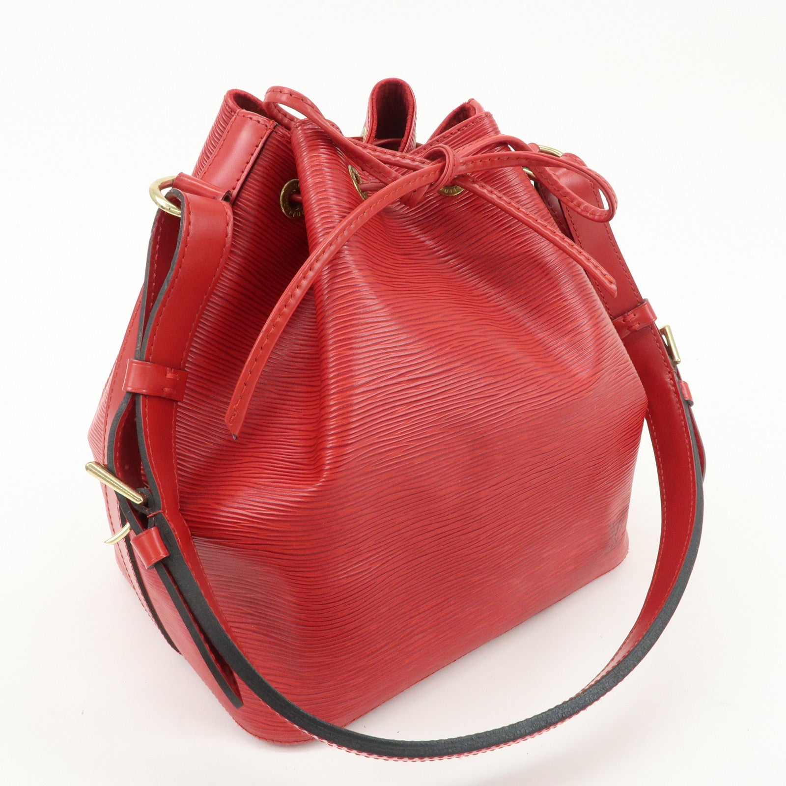 Louis Vuitton Epi Petit Noe Shoulder Bag Castilian Red M44107 Used