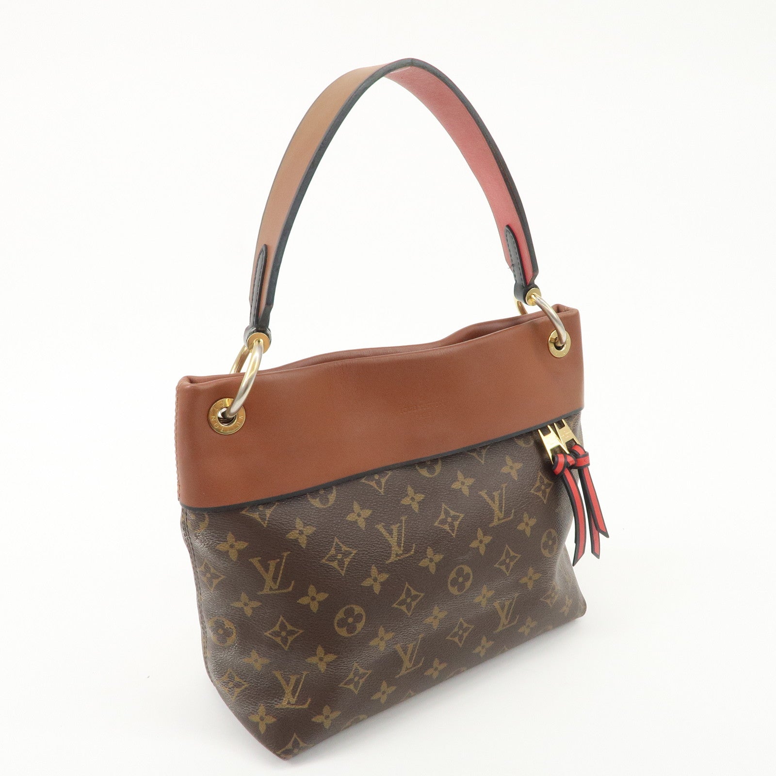 Louis Vuitton Monogram Tuileries Besace 2Way Bag Brown M43157 Used