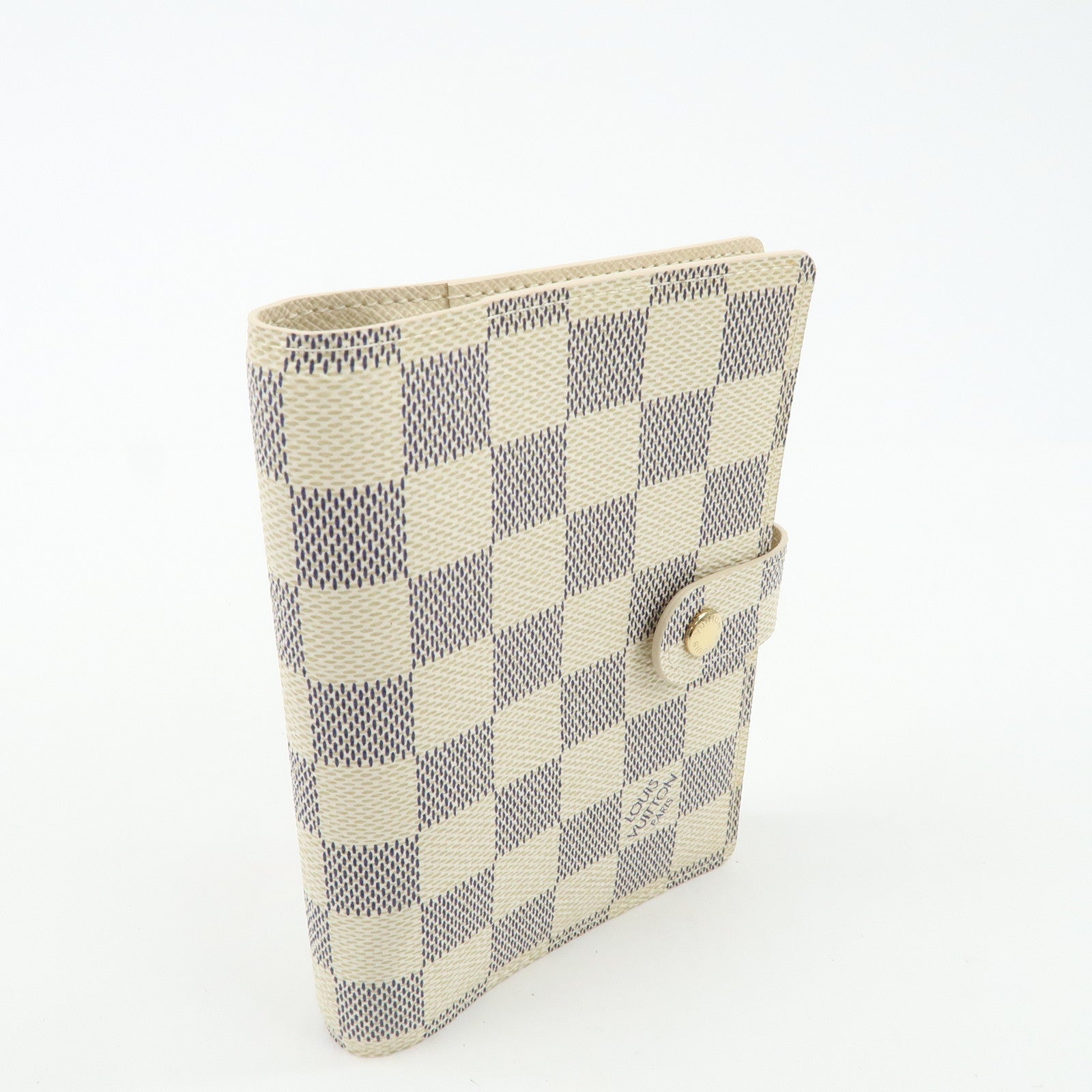 Louis Vuitton Damier Azur Agenda PM Planner Cover R20706 Used