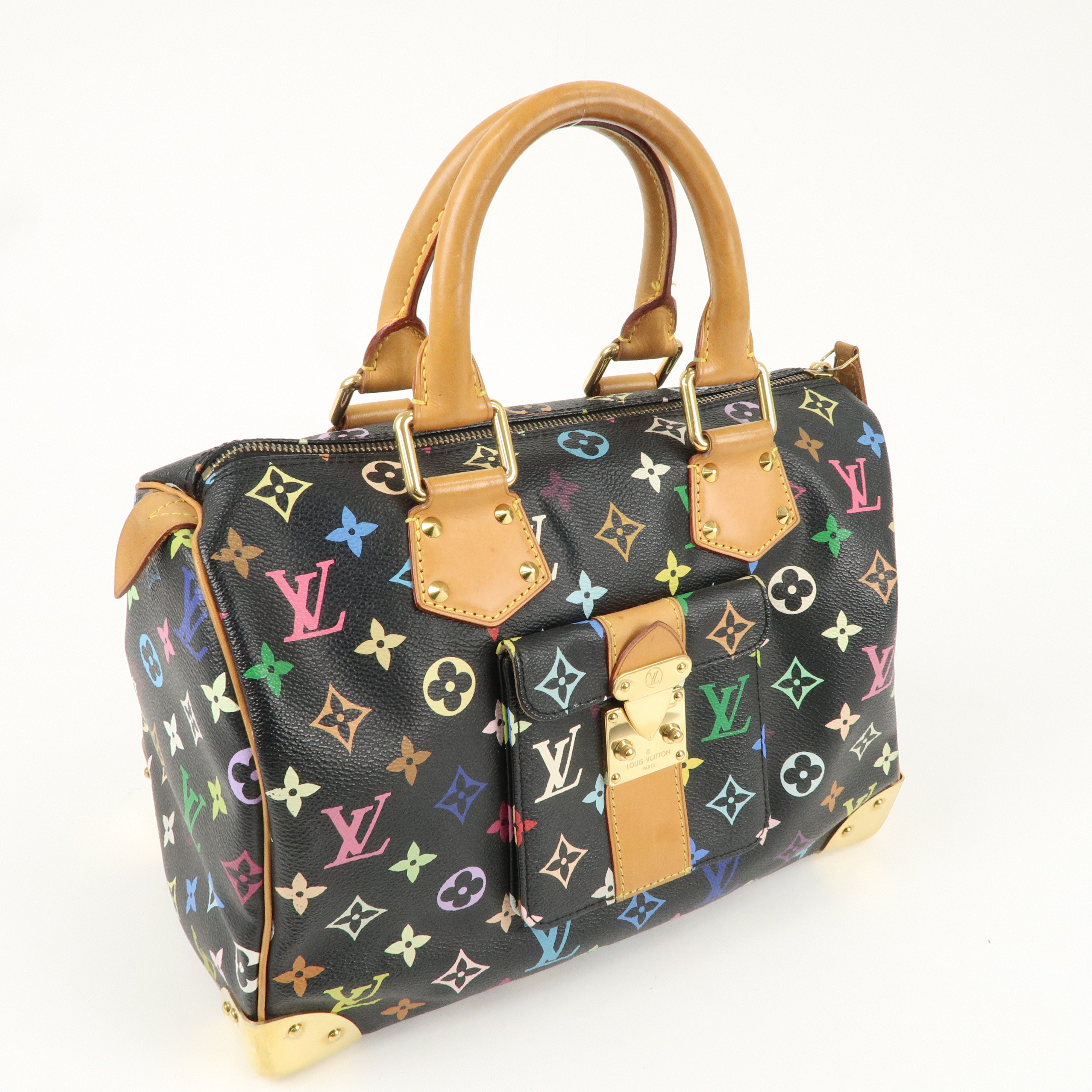 Louis Vuitton Monogram Multi Color Speedy 30 Hand Bag M92642