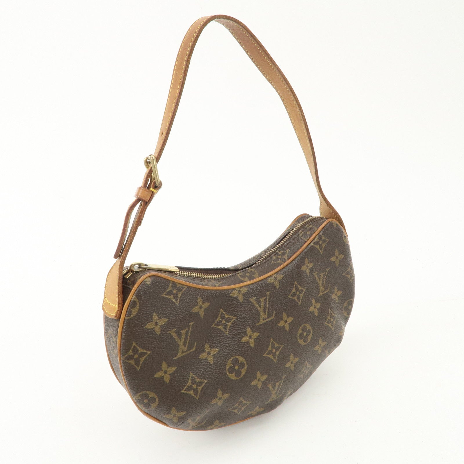 Louis Vuitton Monogram Pochette Croissant Shoulder Bag M51510 Used