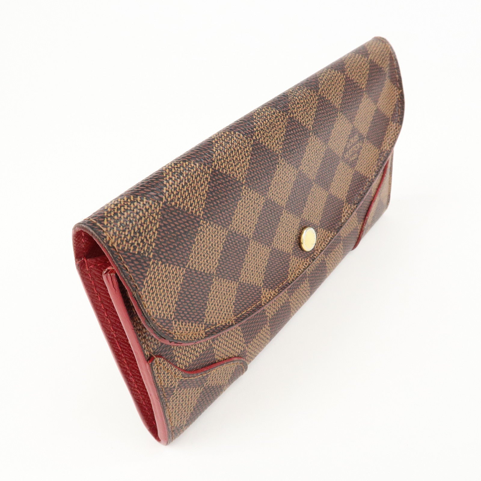 Louis Vuitton Damier Portefeuille Long Wallet Kaisa N61221 Used