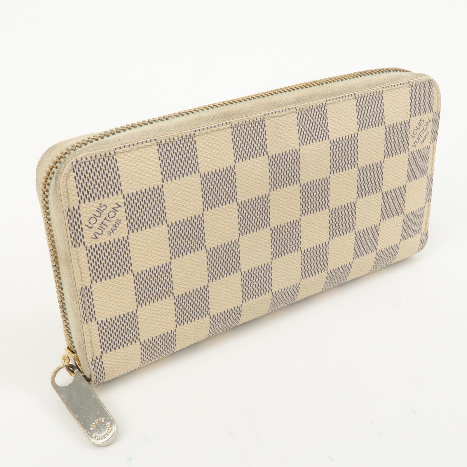 Louis Vuitton Damier Azur Zippy Wallet Long Wallet N60019