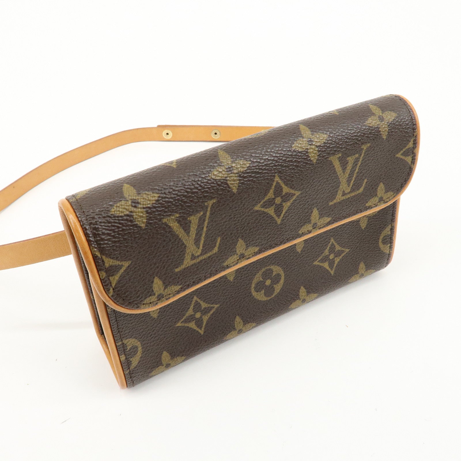 Louis Vuitton Monogram Pochette Florentine Waist Bag BeltXS M51855