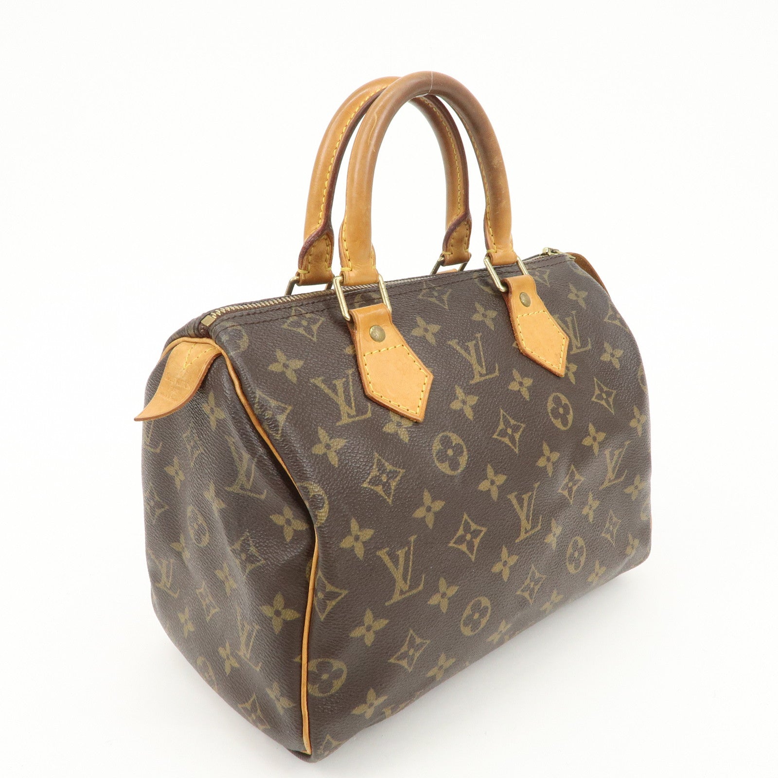 Louis Vuitton Monogram Speedy 25 Hand Bag Boston Bag M41528 Used