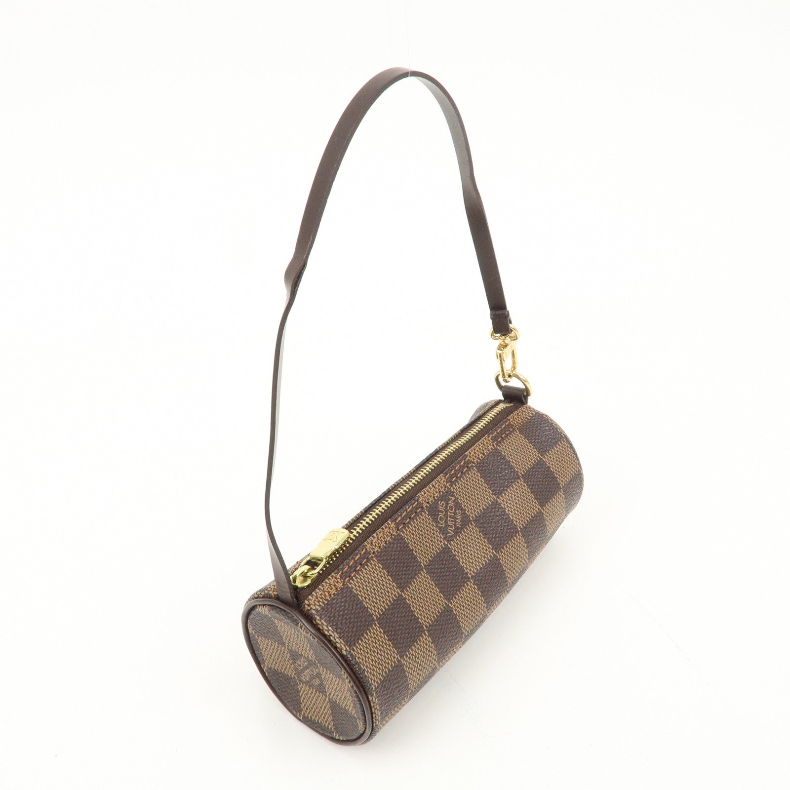 Louis Vuitton Damier Mini Pouch for Papillon Bag Brown Used