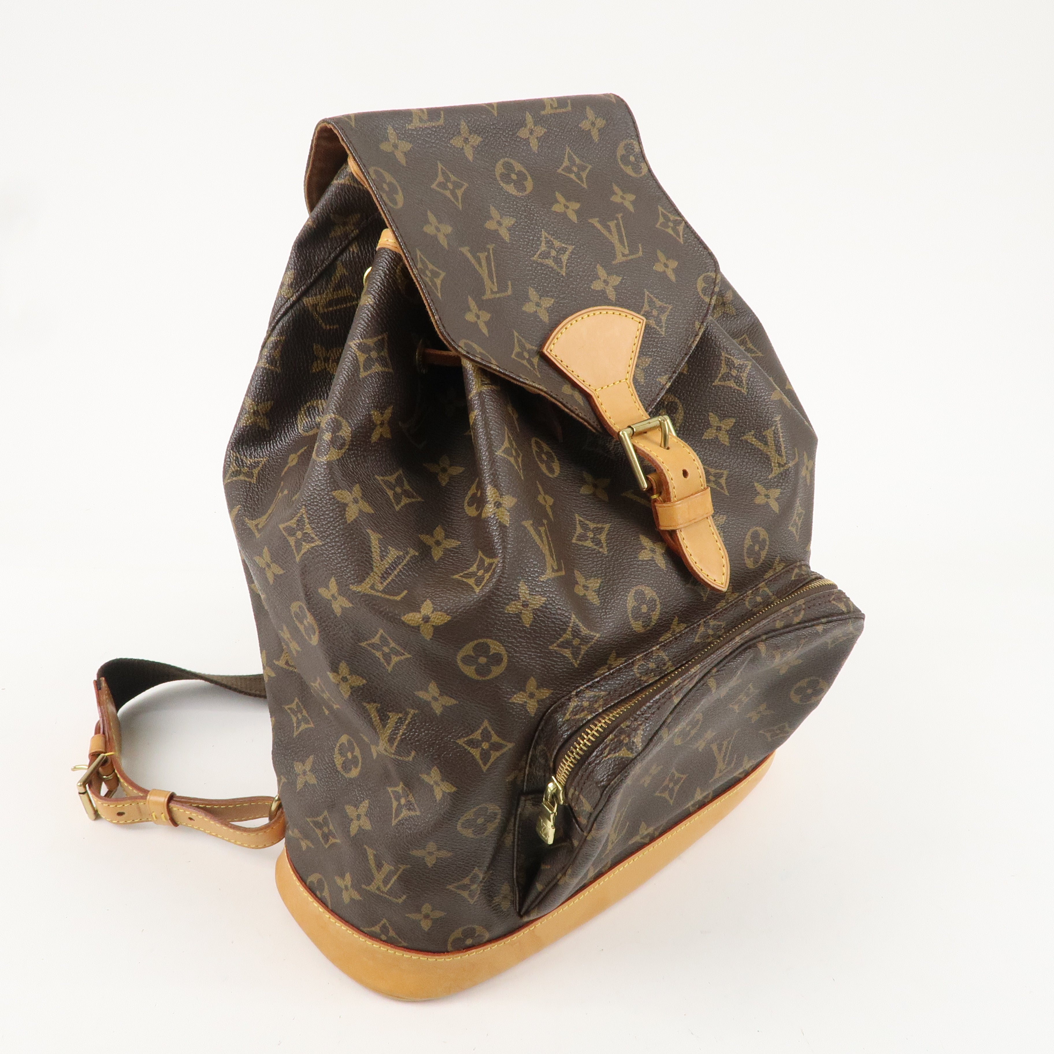 Louis Vuitton Monogram Montsouris GM Back Pack Brown M51135