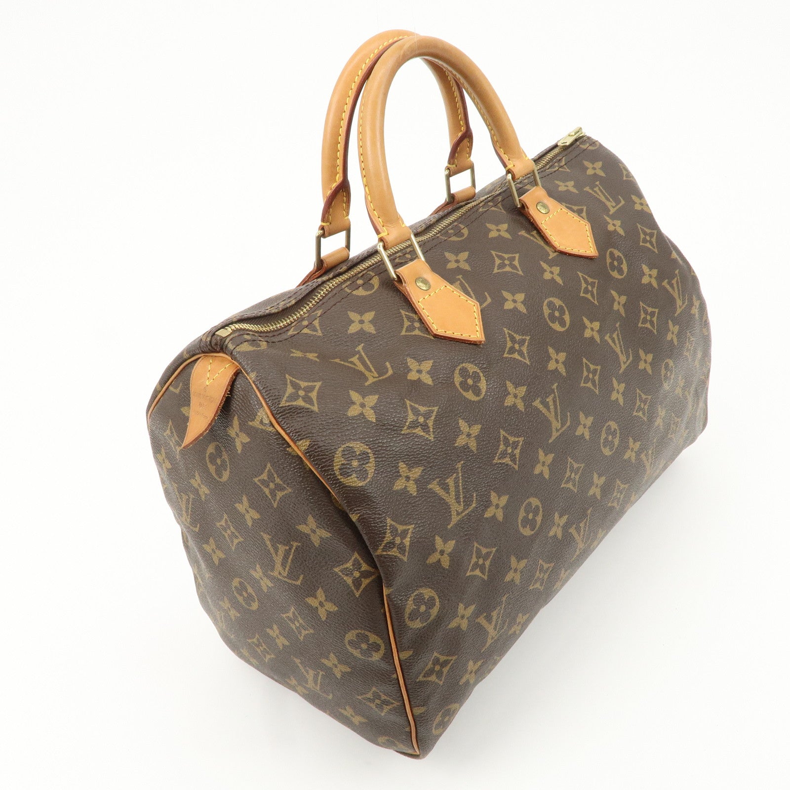 Louis Vuitton Monogram Speedy 35 Hand Bag Boston Bag M41524 Used