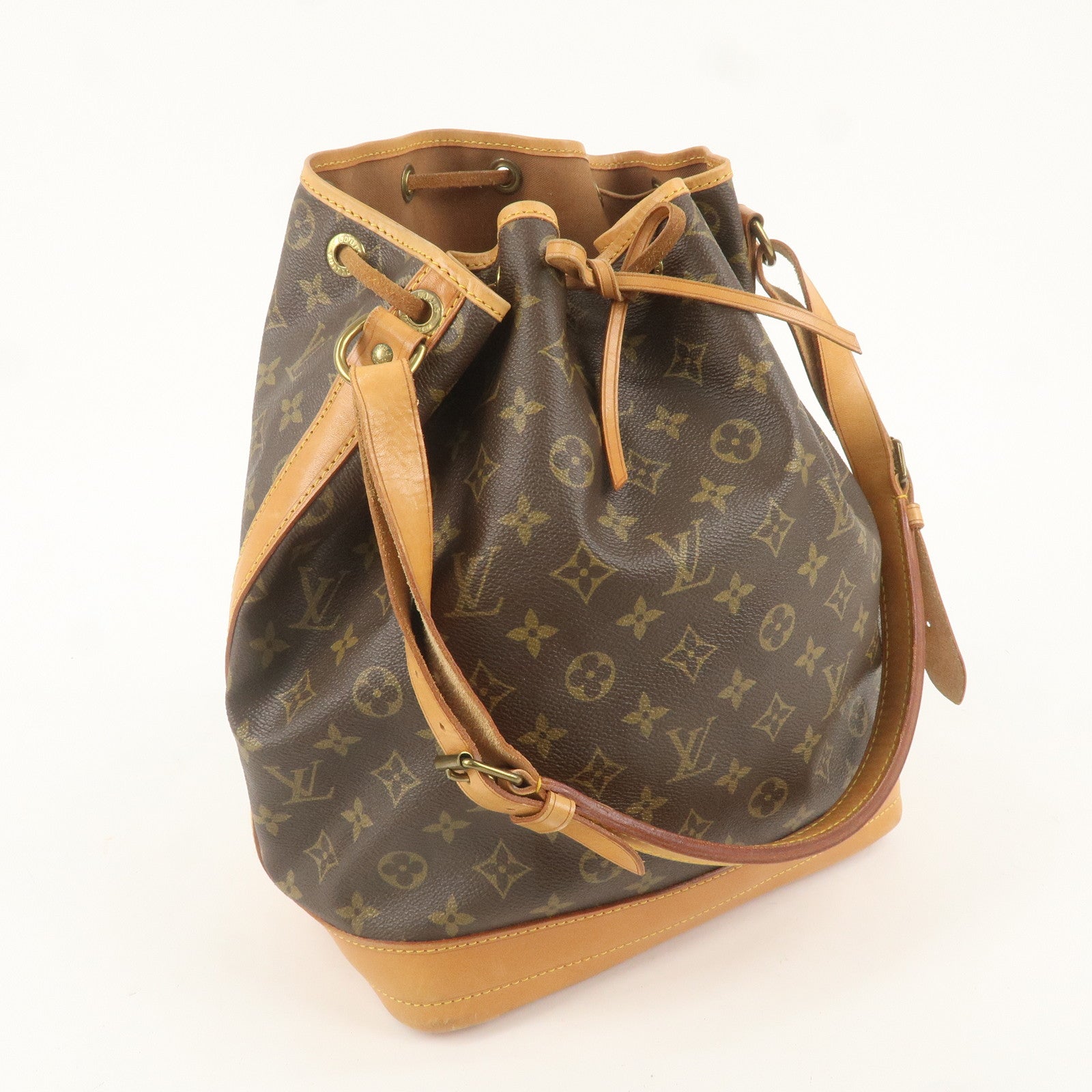 Louis Vuitton Monogram Noe Shoulder Bag Brown M42224