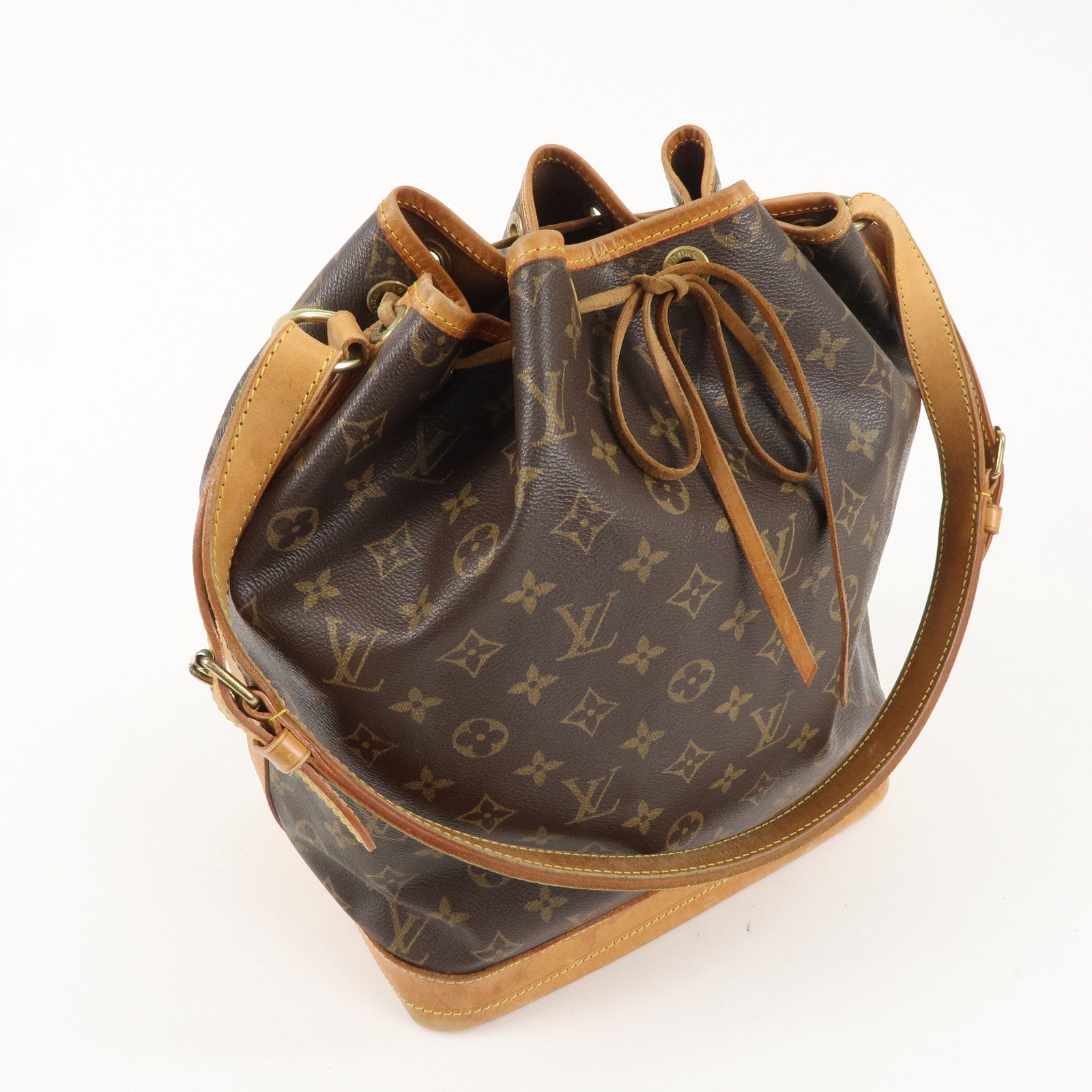 Louis Vuitton Monogram Noe Shoulder Bag Hand Bag Brown M42224