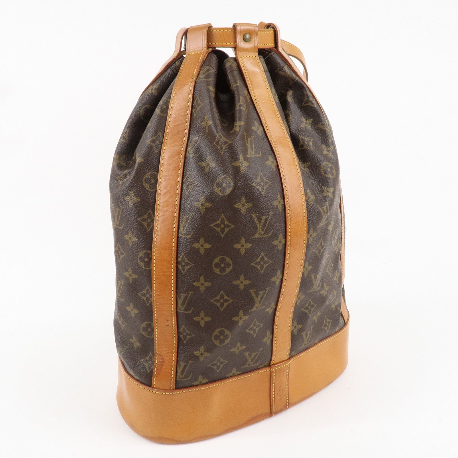 Louis Vuitton Monogram Randonnee GM Laundry Bag Brown M42244