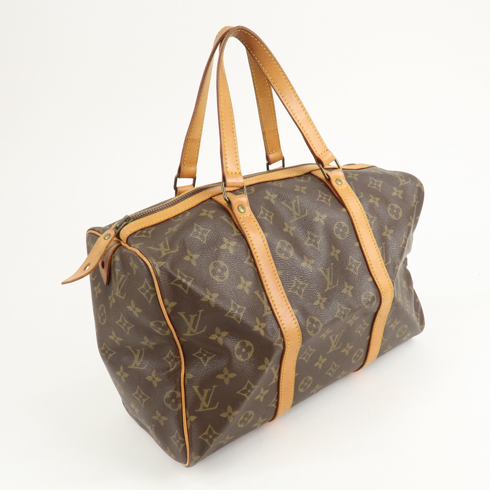 Louis Vuitton Monogram Sac Souple 35 Boston Hand Bag M41626