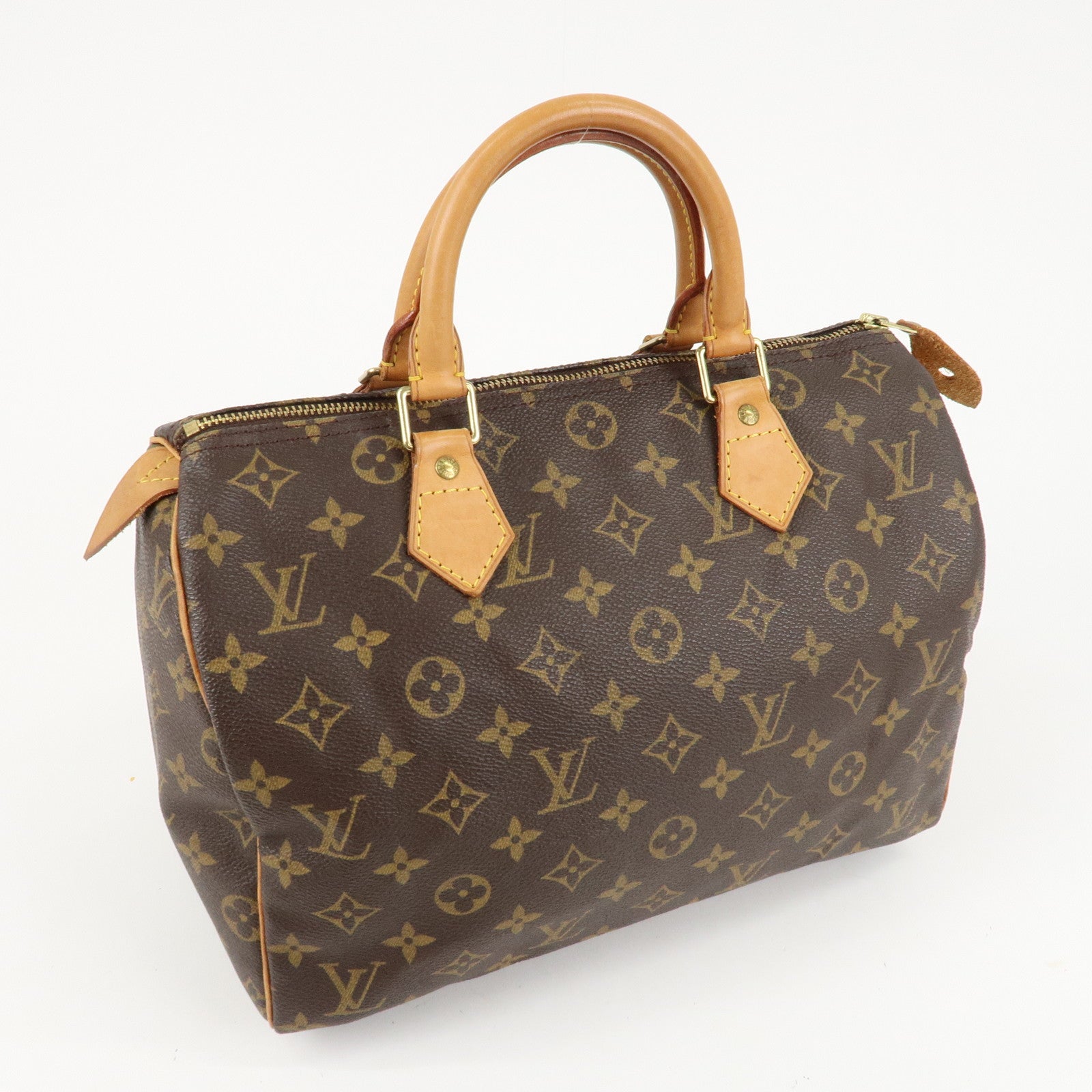 Louis Vuitton Monogram Speedy 30 Hand Bag Boston Bag M41526 Used