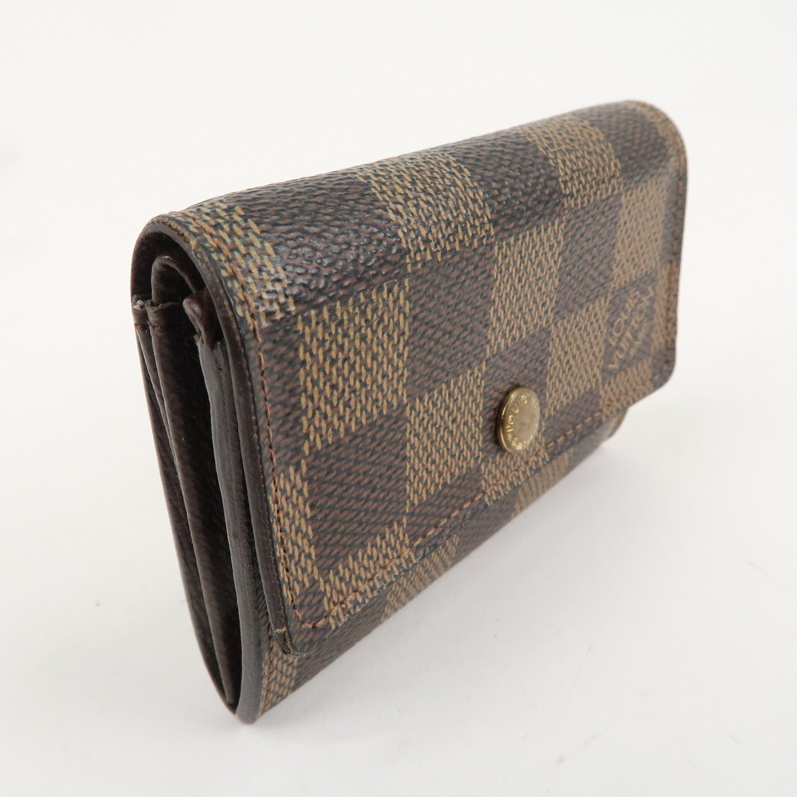 Louis Vuitton Damier Porte Monnaie Plat Coin Case N61930