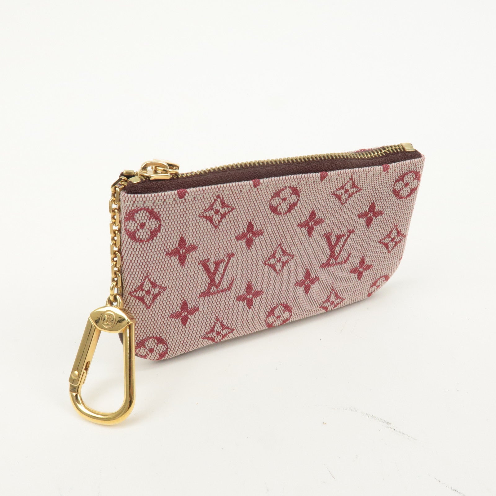 Louis Vuitton Monogram Mini Pochette Cles Coin Case Cerise M92238