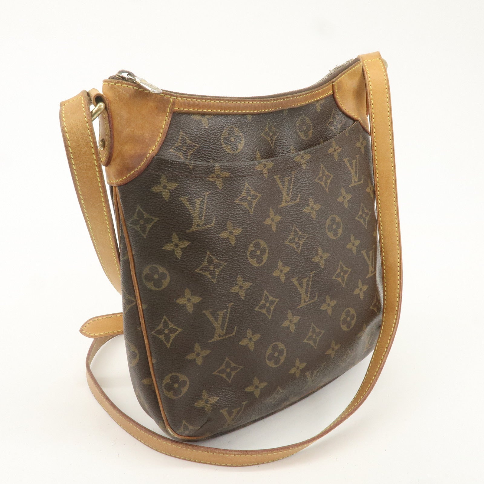 Louis Vuitton Monogram Odeon PM Shoulder Bag Brown M56390