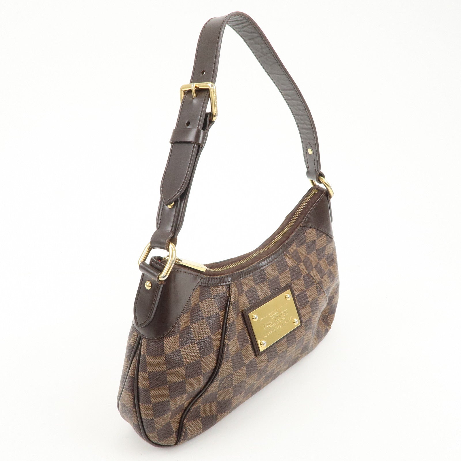 Louis Vuitton Damier Thames PM Shoulder Bag Hand Bag N48180 Used