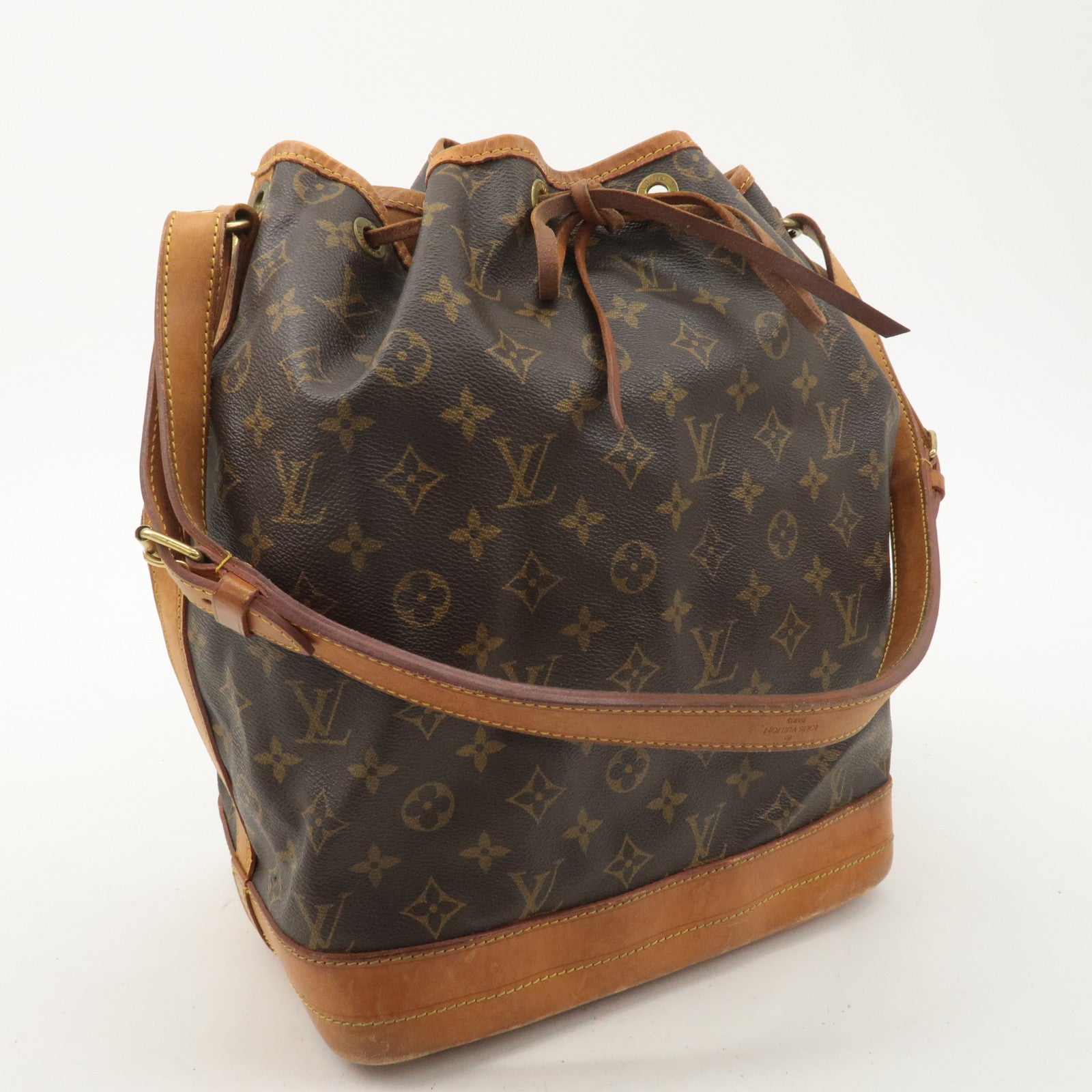 Louis Vuitton Monogram Noe Shoulder Bag Hand Bag Brown M42224