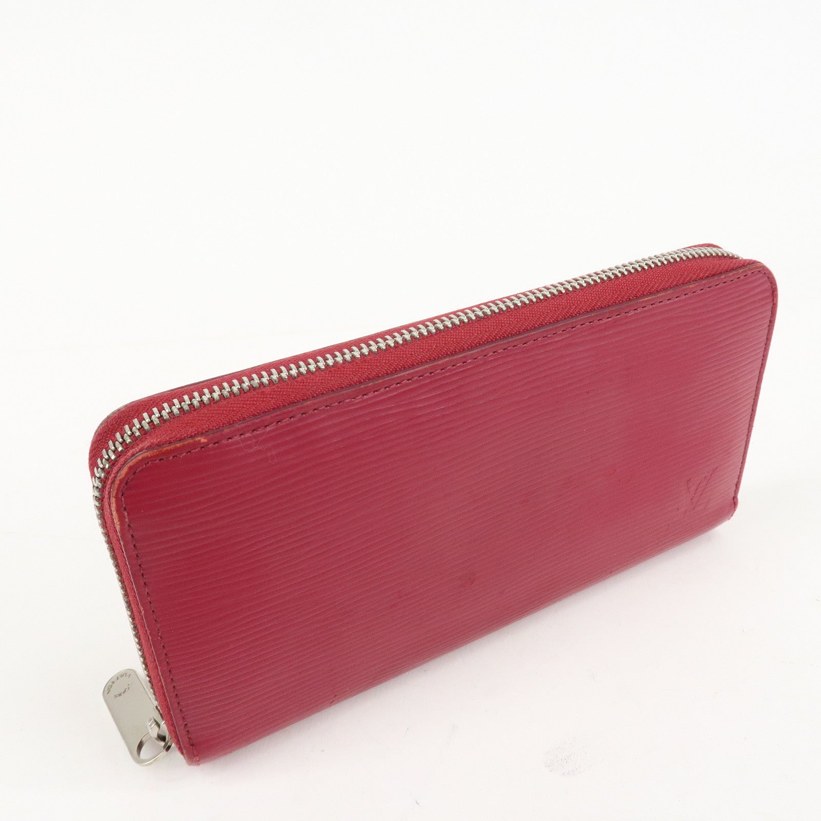 Louis Vuitton Epi Zippy Wallet Zip Around Wallet Fuchsia M60305