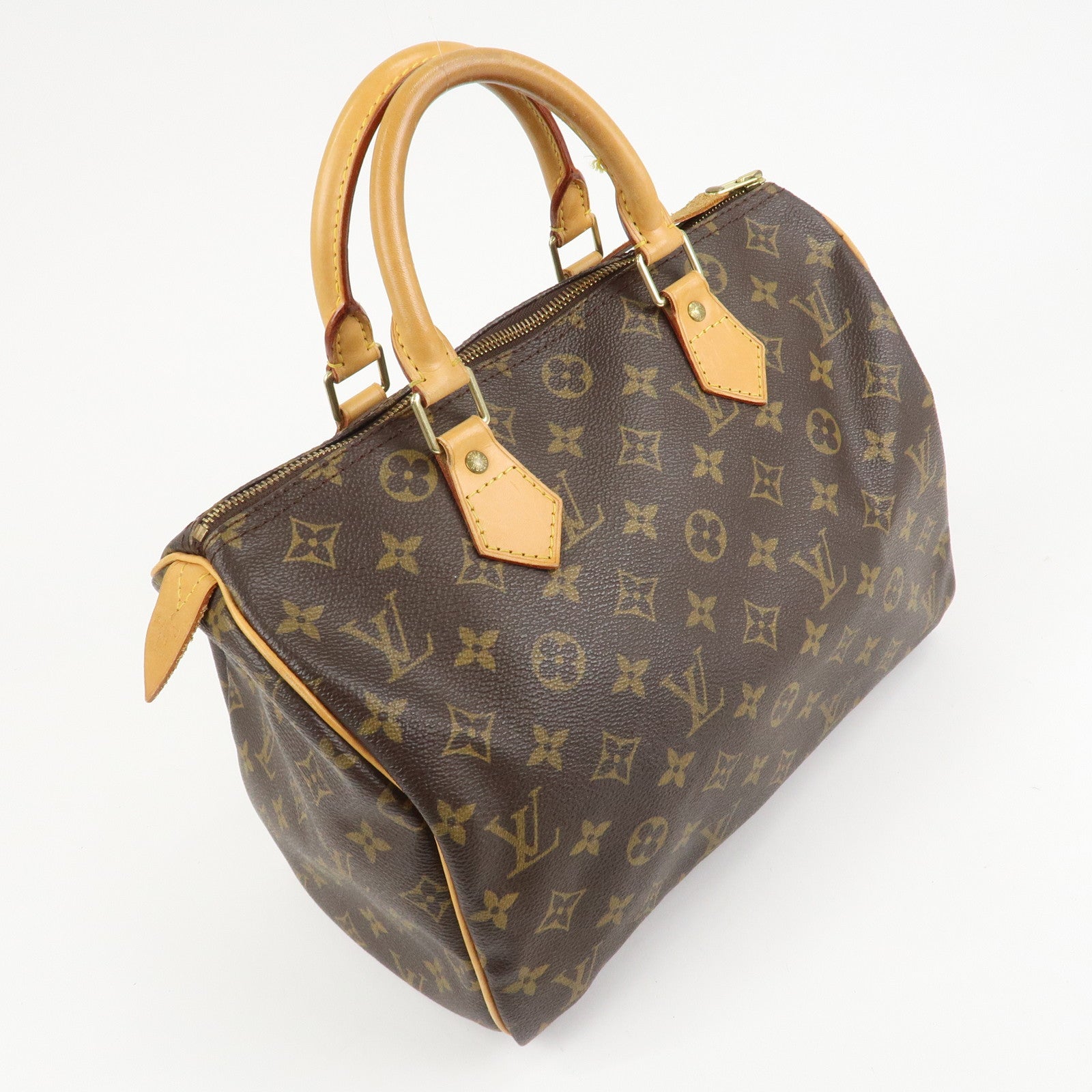 Louis Vuitton Monogram Speedy 30 Hand Bag Boston Bag M41526 Used