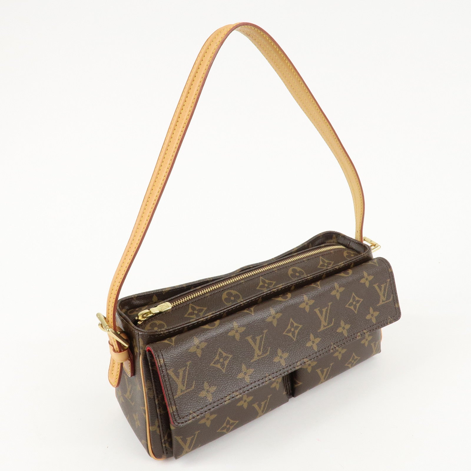 Louis Vuitton Monogram Vivacite Shoulder Bag Hand Bag M51164