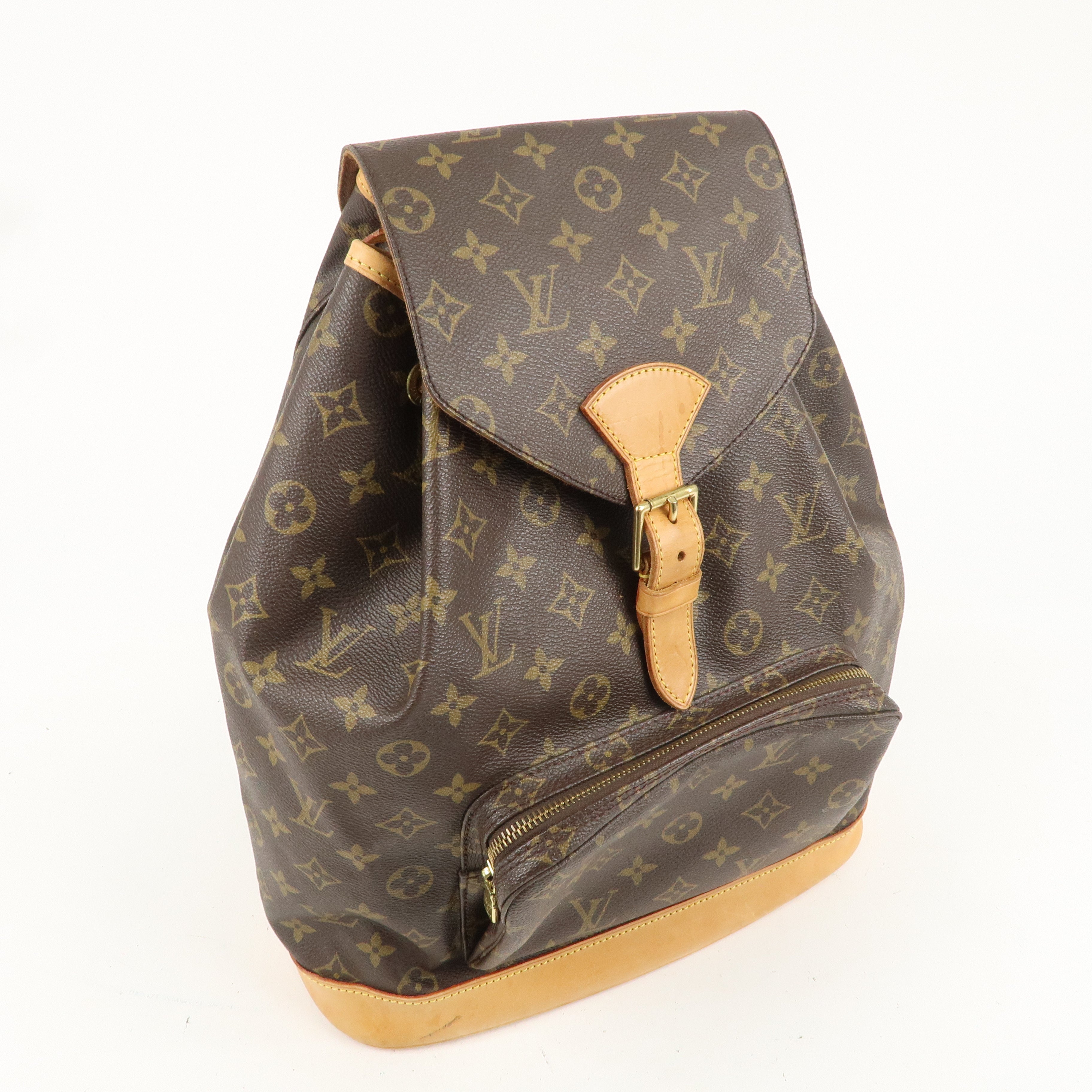 Louis Vuitton Monogram Montsouris GM Back Pack Brown M51135