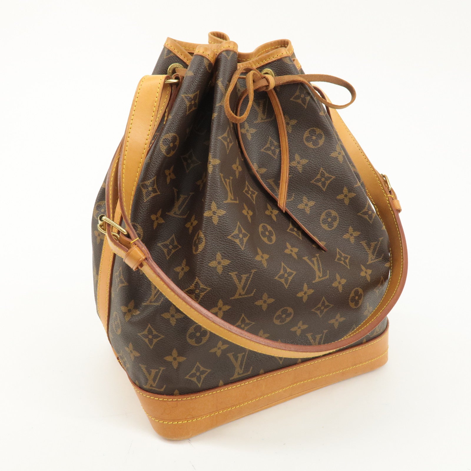 Louis Vuitton Monogram Noe Shoulder Bag Brown M42224