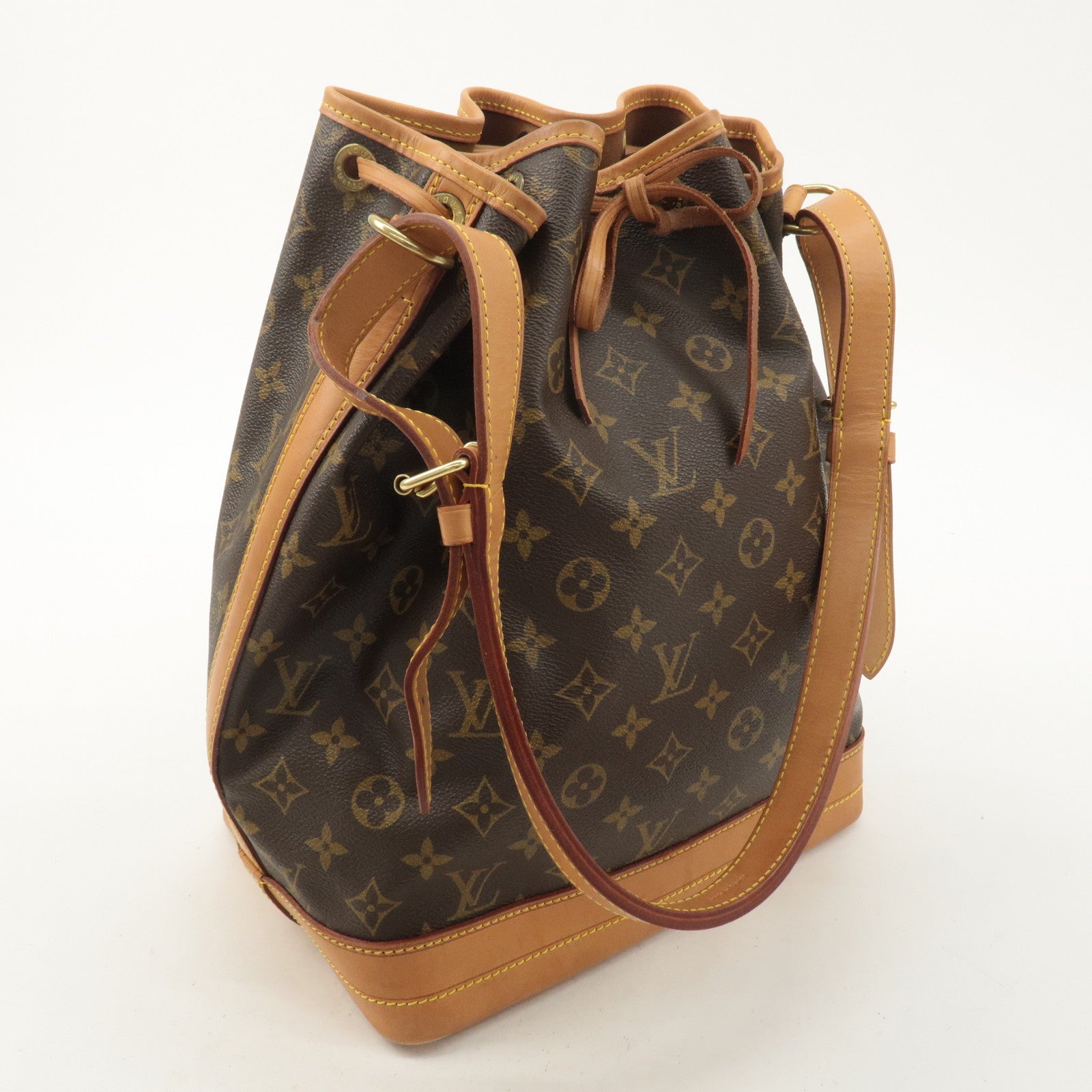 Louis Vuitton Monogram Noe Shoulder Bag Hand Bag Brown M42224