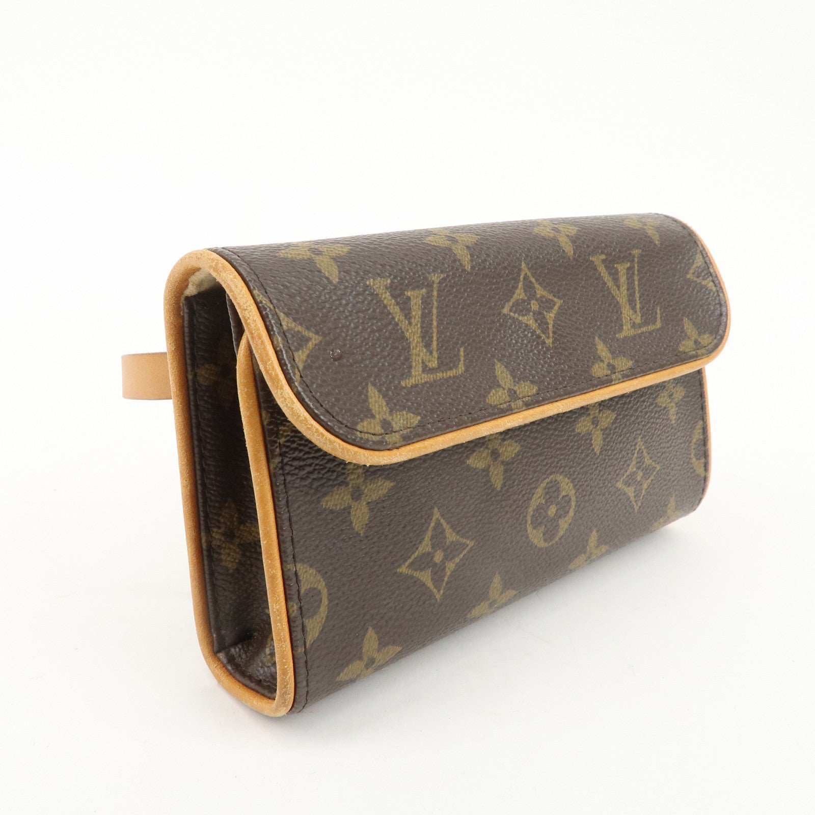 Louis Vuitton Monogram Pochette Florentine Waist Bag BeltXS M51855