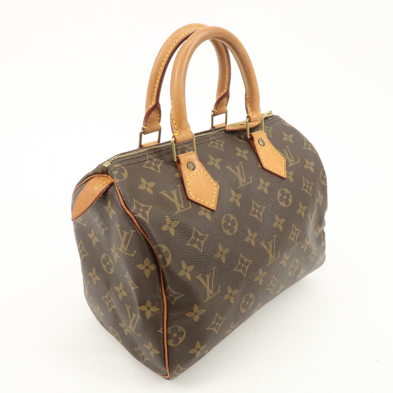 Louis Vuitton Monogram Speedy 25 Hand Bag Boston Bag M41528 Used