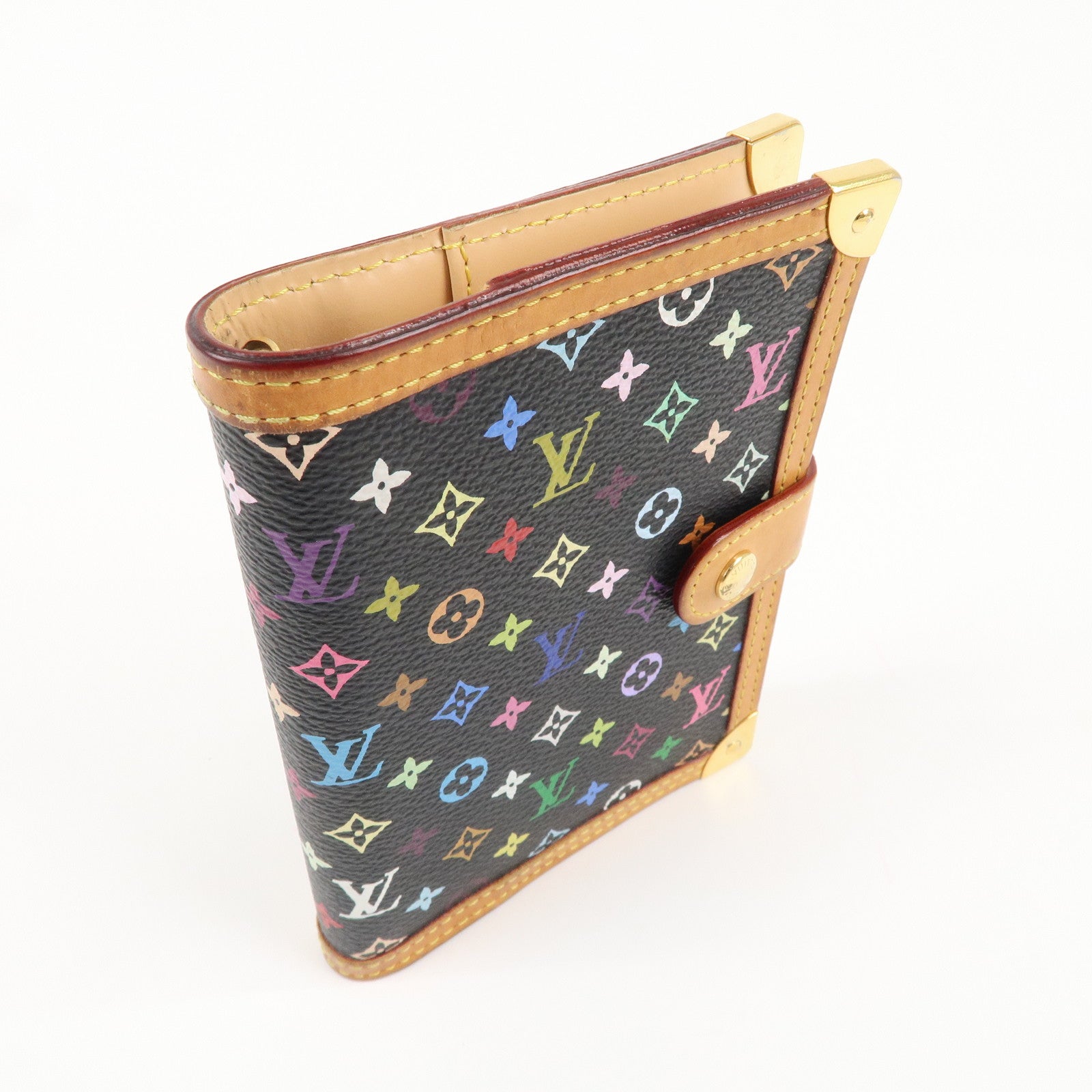 Louis Vuitton Monogram Multi Color Agenda PM Planner Cover R20895