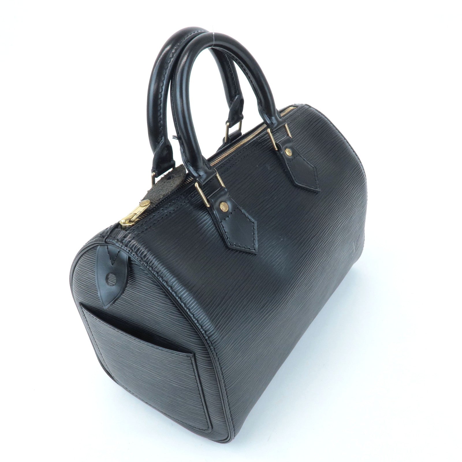 Louis Vuitton Epi Speedy 25 Hand Bag Noir M59032 Used