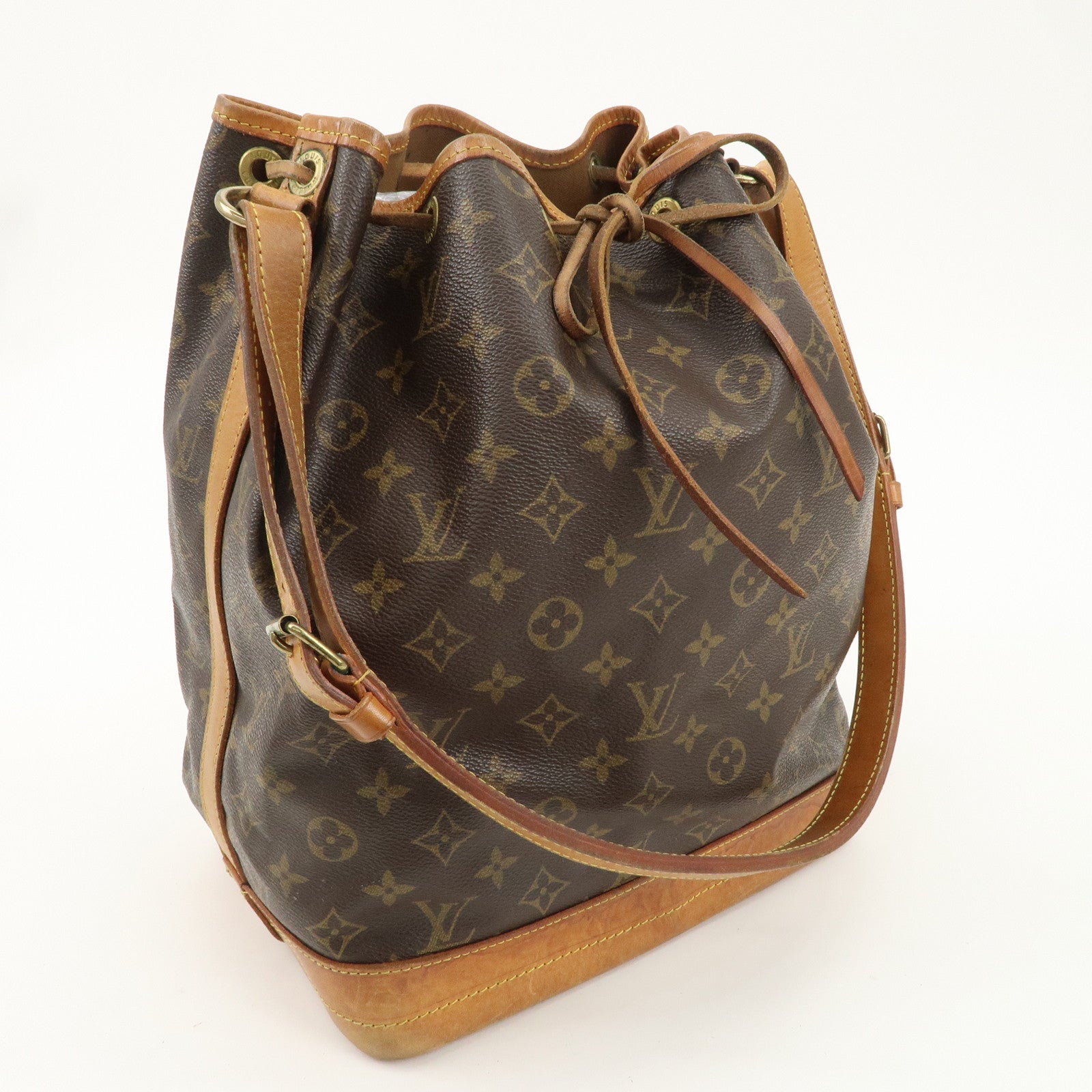 Louis Vuitton Monogram Noe Shoulder Bag Brown M42224