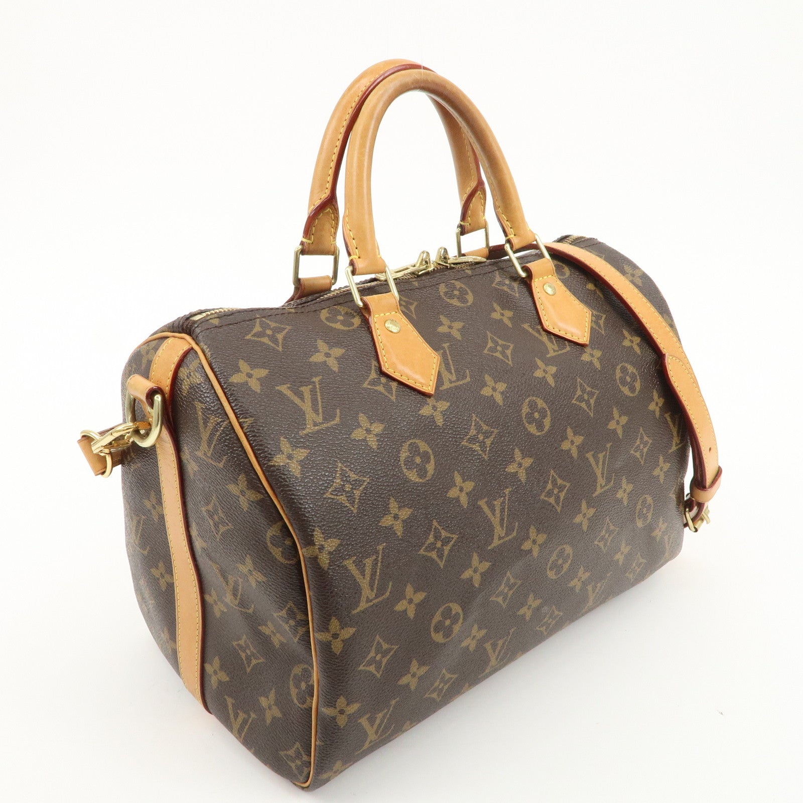 Louis Vuitton Monogram Speedy 30 Bandouliere Hand Bag M41112 Used