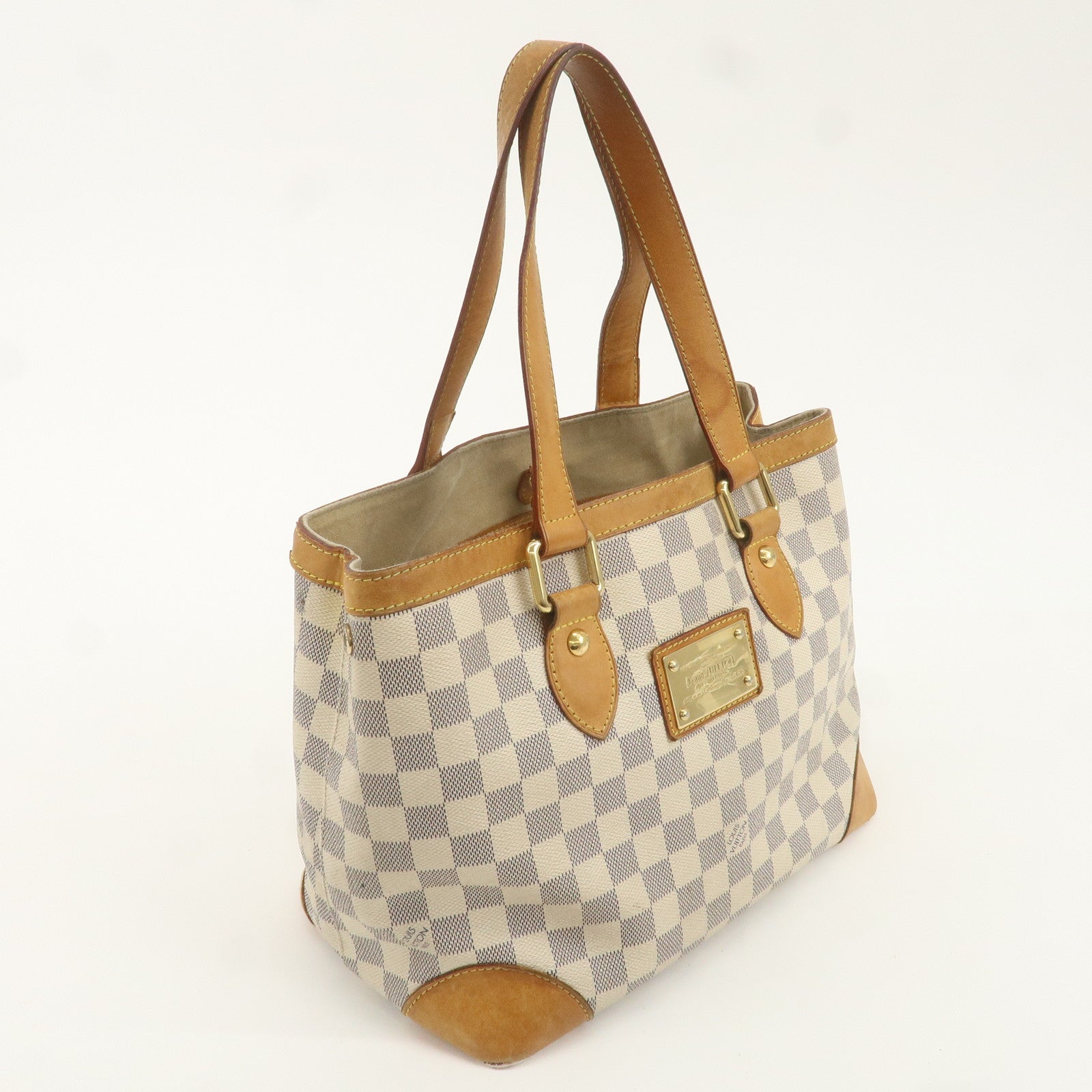 Louis Vuitton Damier Azur Hampstead PM Hand Bag N51207