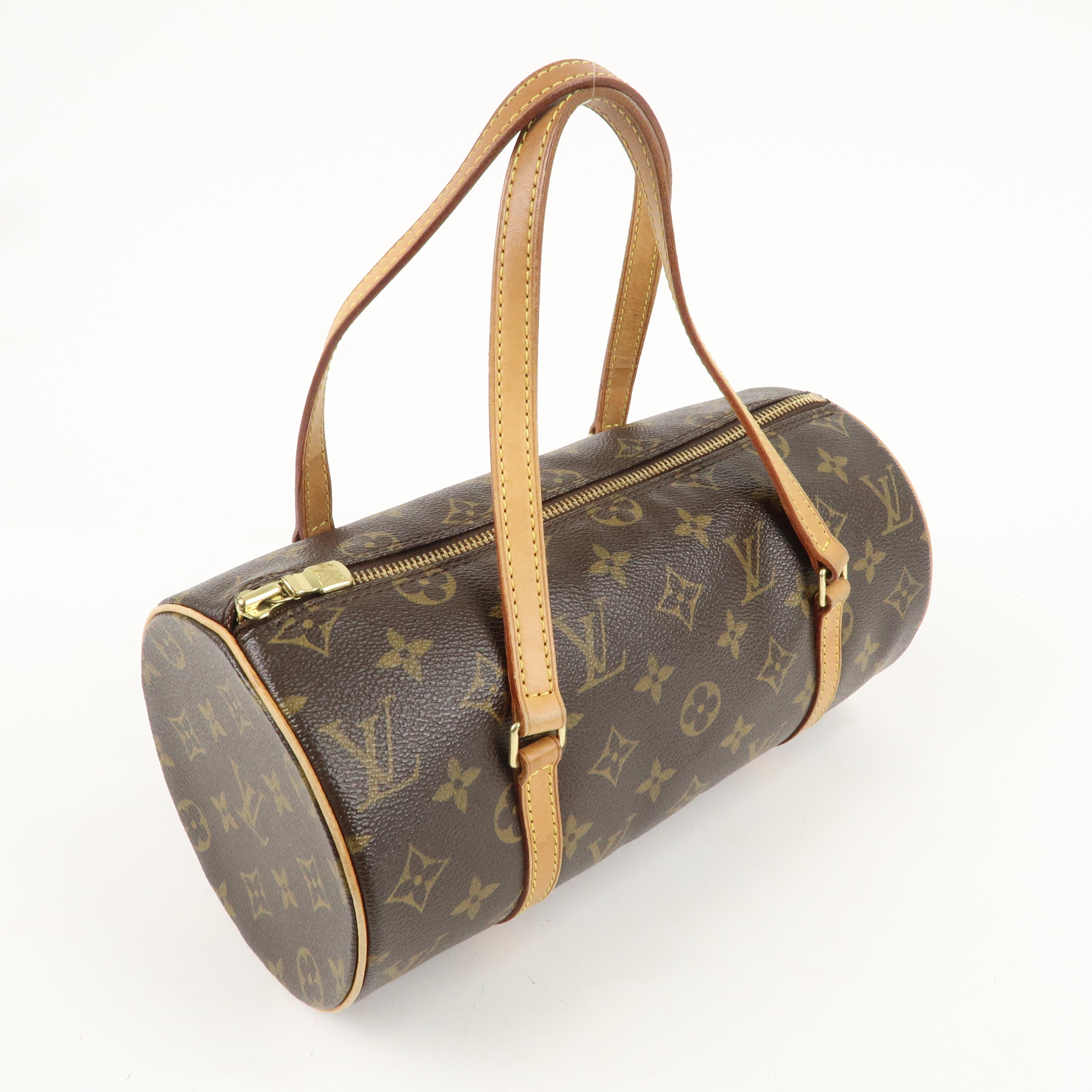 Louis Vuitton Monogram Papillon 26 Hand Bag Brown New Style M51386