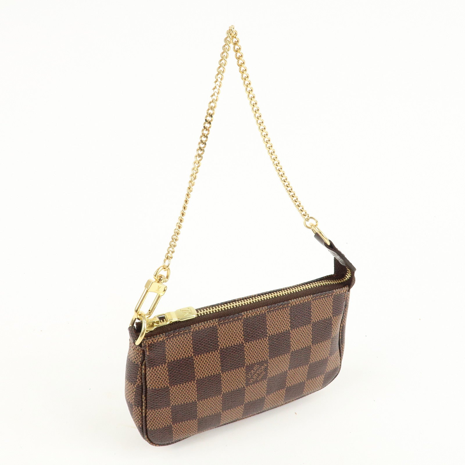 Louis Vuitton Damier Mini Pochette Accessoires Pouch N58009 Used