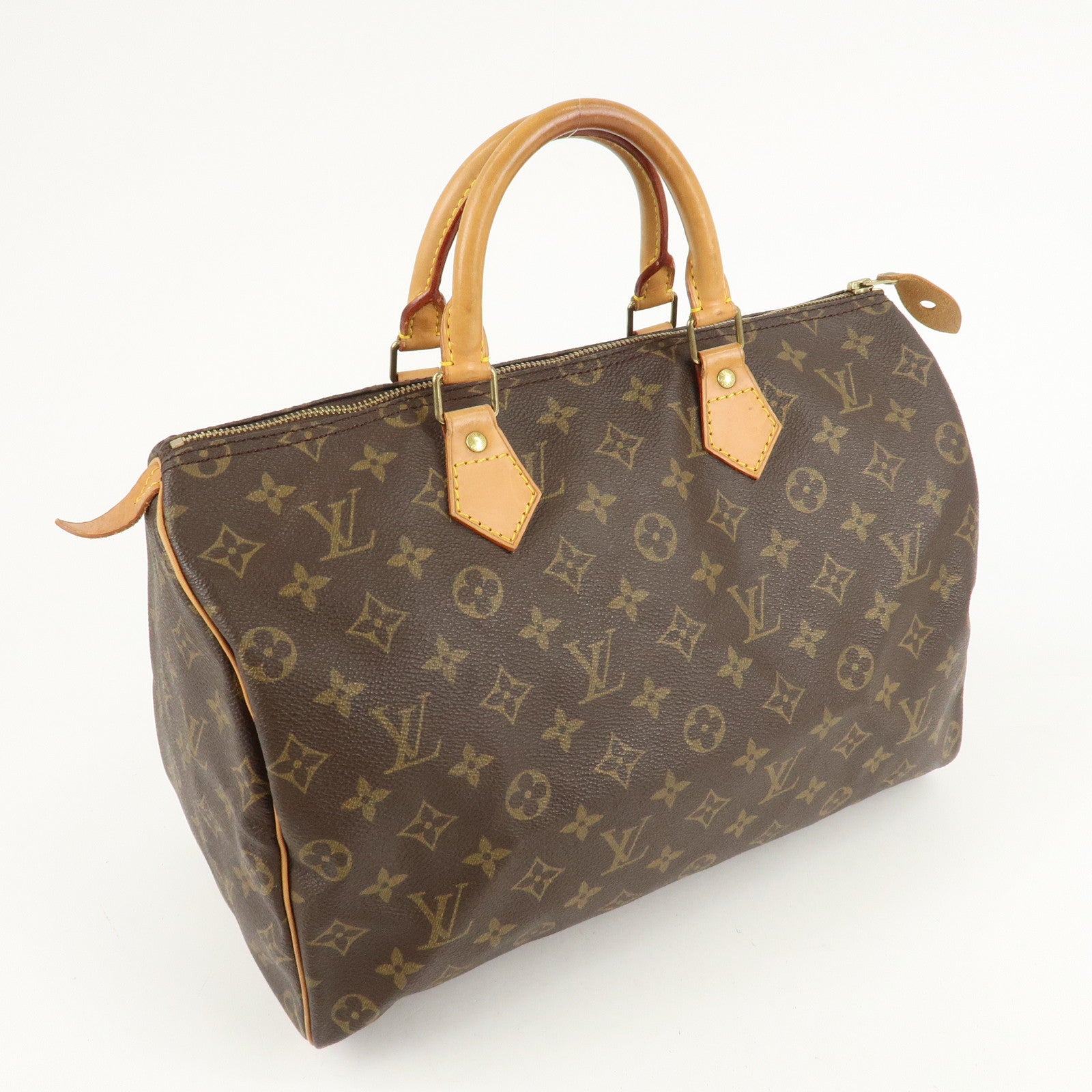 Louis Vuitton Monogram Speedy 35 Hand Bag Boston Bag M41524 Used