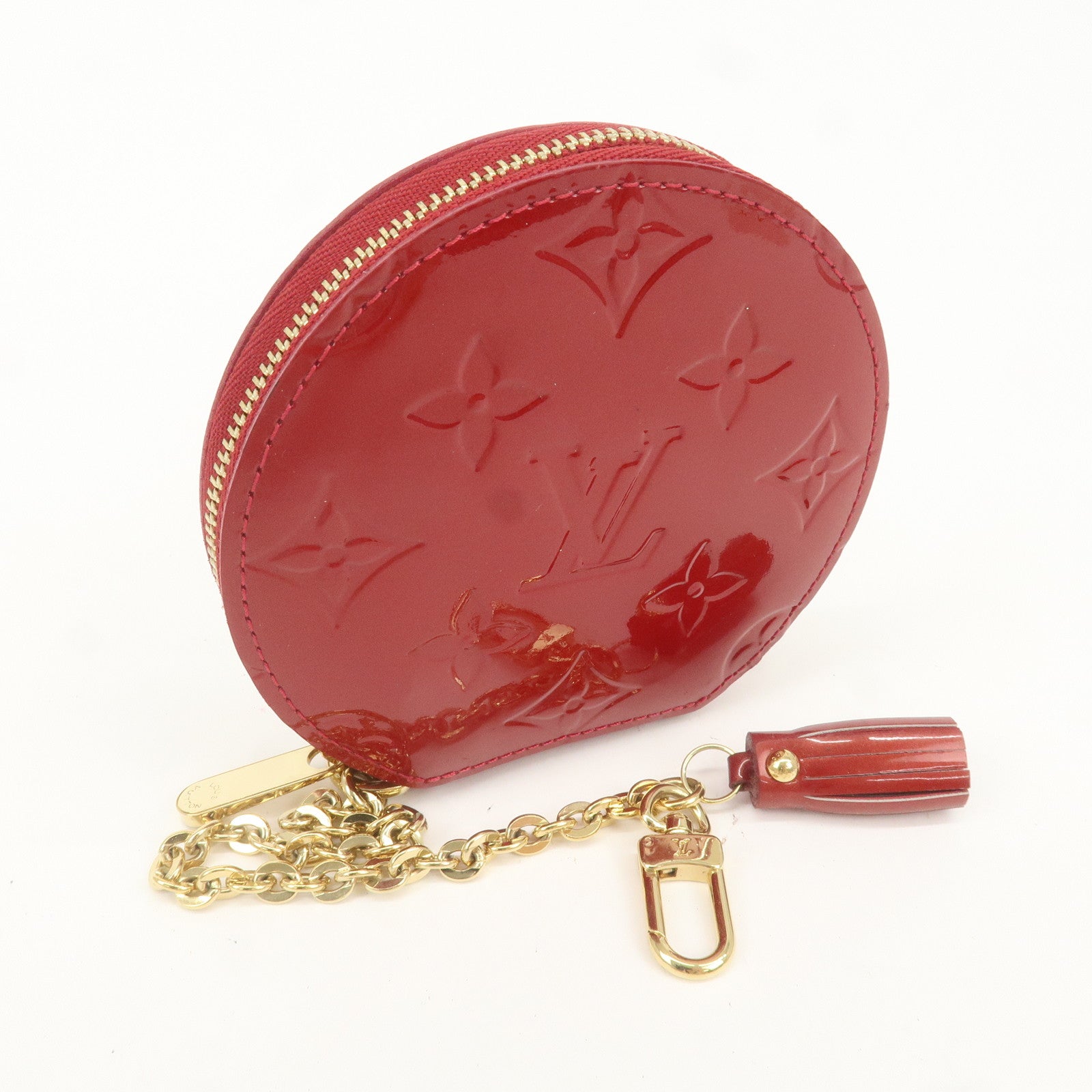 Louis Vuitton Monogram Vernis Porte Monnaie Chapeau M91417