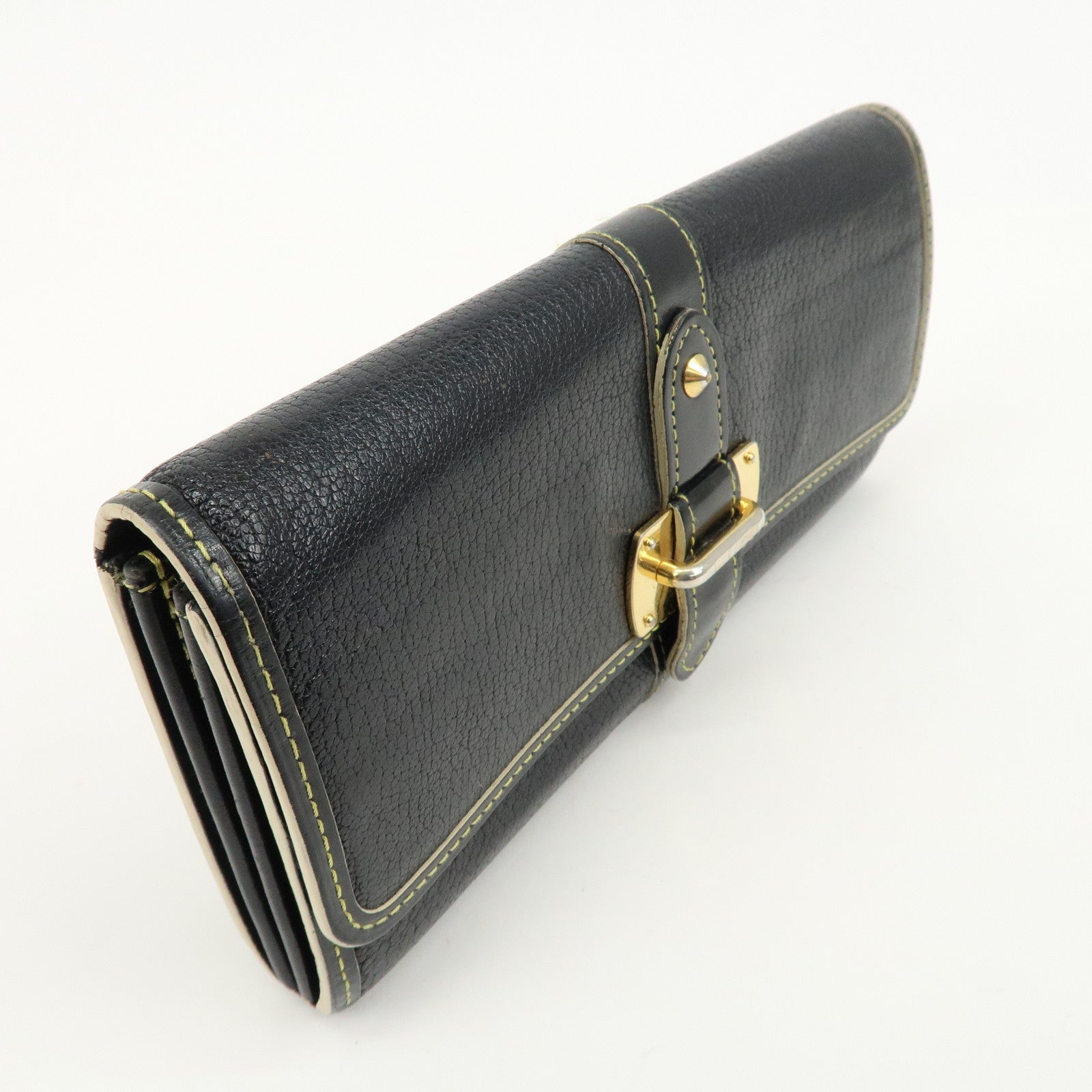 Louis Vuitton Suhari Portefeuille Favori Long Wallet Black M95645